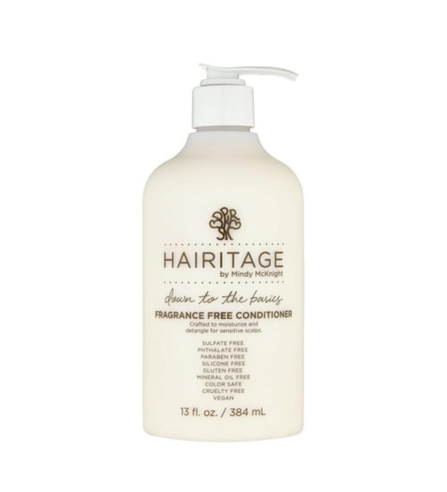 Hairitage Down to the Basics Fragrance-Free Conditioner - Chamomile & Sunflower Seed Oil - Ultra-Mild & Moisture Rich for Sensitive Scalps - 13 oz - Buy Online on GoSupps.com