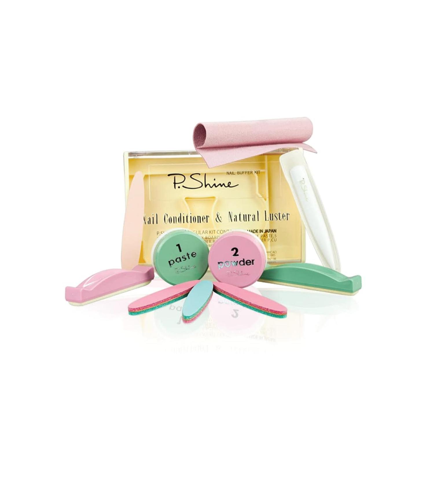 INLAQ P-SHINE Japanese Manicure Set: Traditional Art for High Gloss Finish and Healthy Nails with Premium Nail Care and Natural Materials | Complete Set Full - Set - Buy Online on GoSupps.com