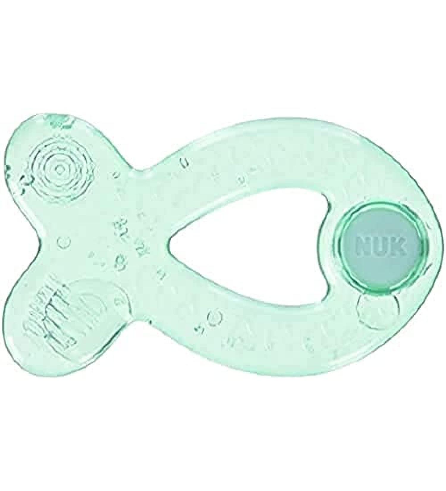 NUK Extra Cool Teething Ring - Cooling & Massage Effect for 3+ Months - Multi-Coloured | International Shipping - Buy Online on GoSupps.com