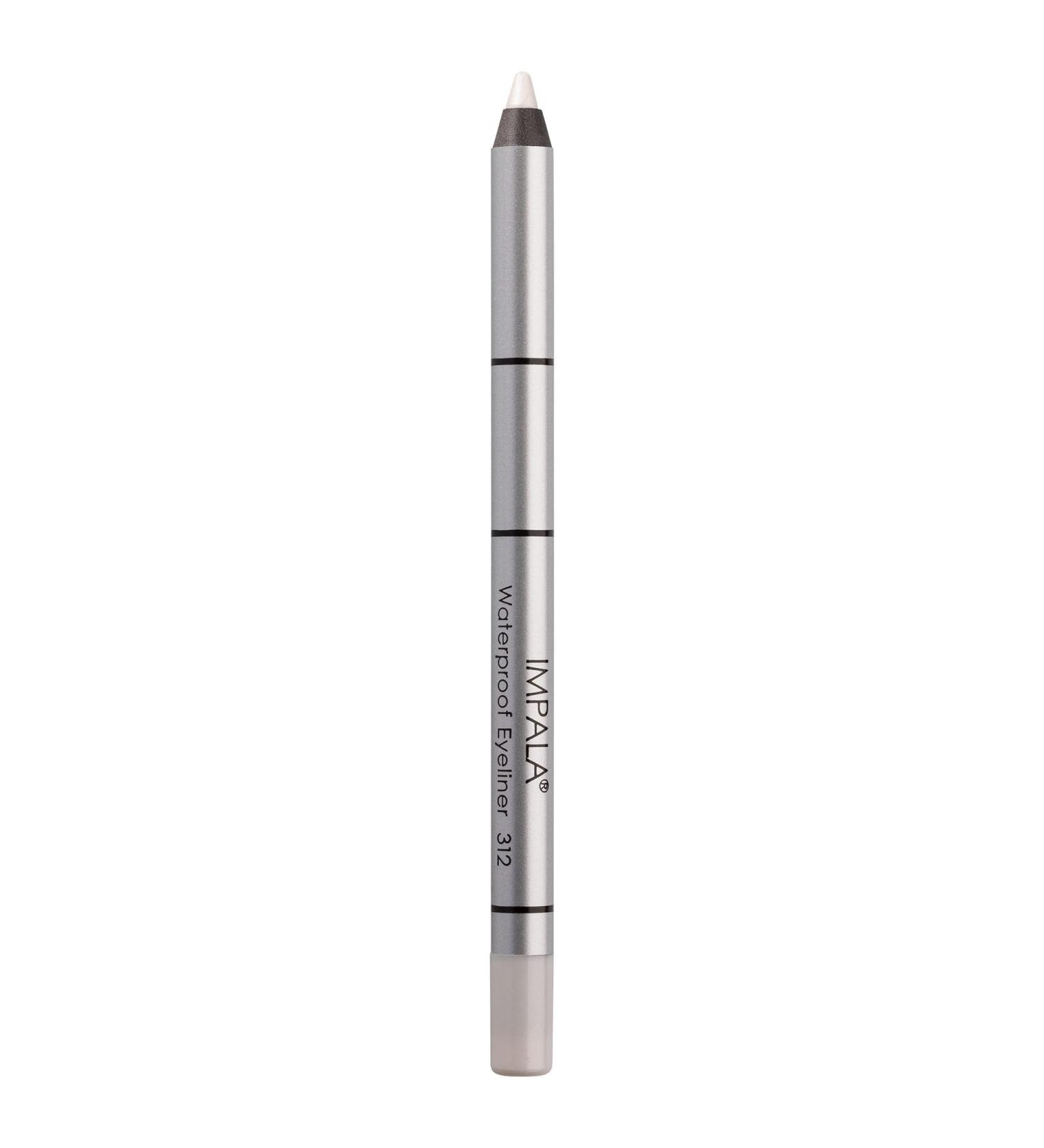 IMPALA Waterproof Eye Pencil 312 White Pearl | Creamy & Easy to Apply | Long-lasting & Water Resistant for Defined or Smoked Effects - Buy Online on GoSupps.com