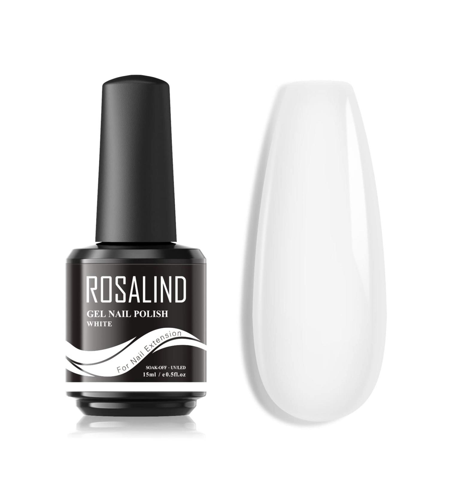 ROSALING Gelin 15ml - Strong Builder Gel for Nail Extensions & Repair | UV/LED White Nail Polish for Strengthening & Art - Buy Online on GoSupps.com