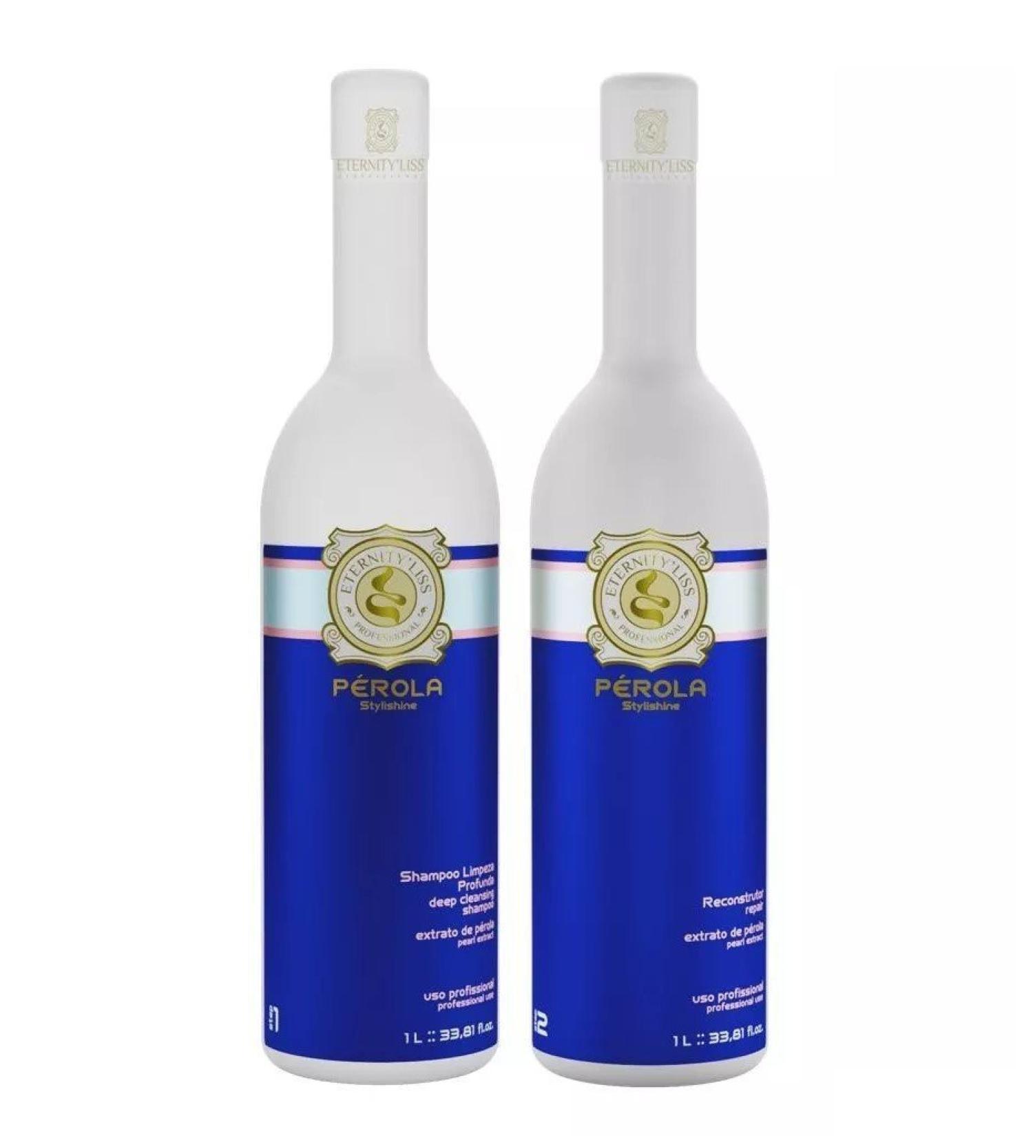 Eternity Liss Perola Brazilian Keratin Hair Treatment Kit (1 Liter x 2) - Eternity