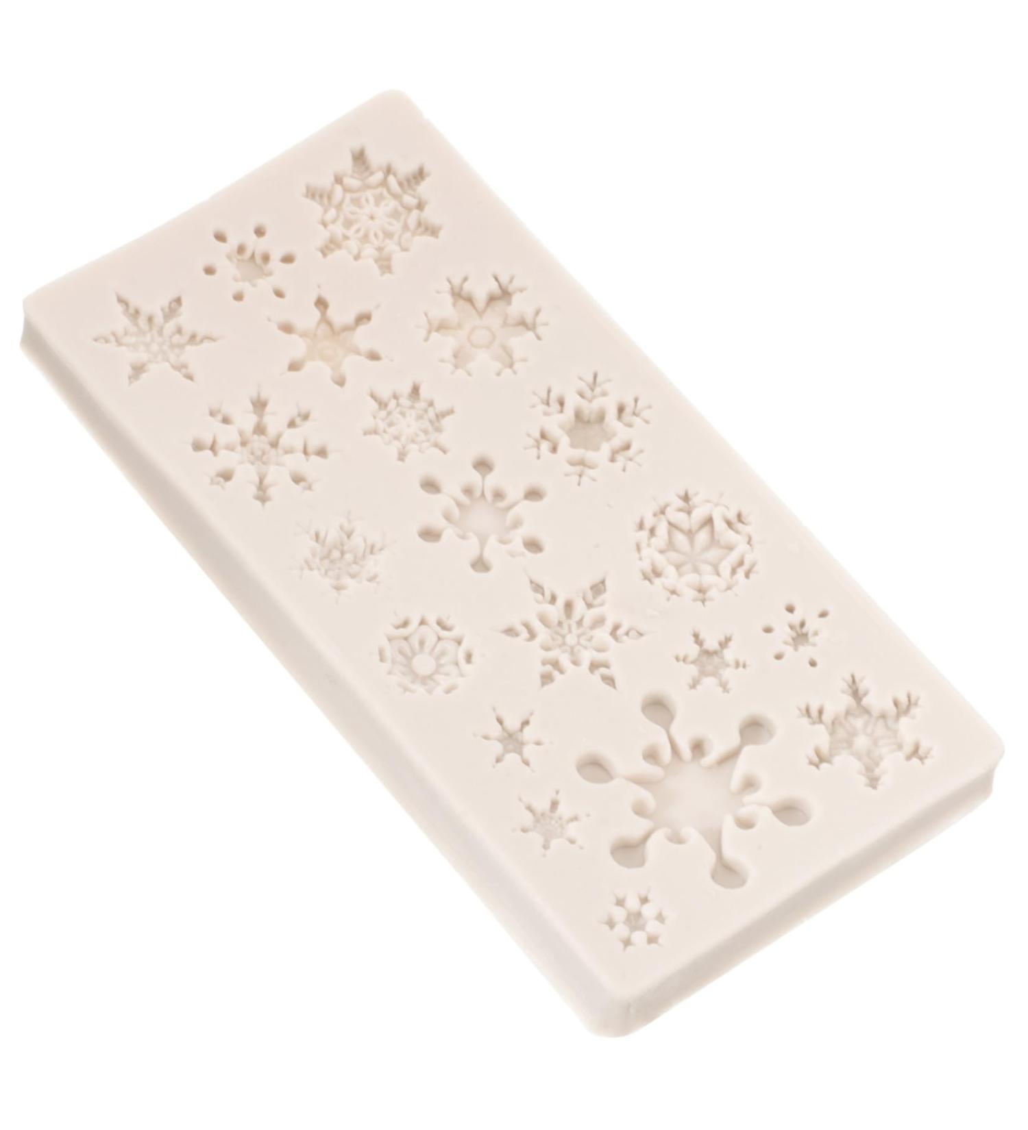 OUNONA Snowflake Silicone Mold Kitchen Supplies Large Silicone molds Baking Supplies Small Mold Fondant Cake Silicone Food molds Cake Mold Candy Snowflake soap Chocolate Dry Pace Food - Buy Online on GoSupps.com