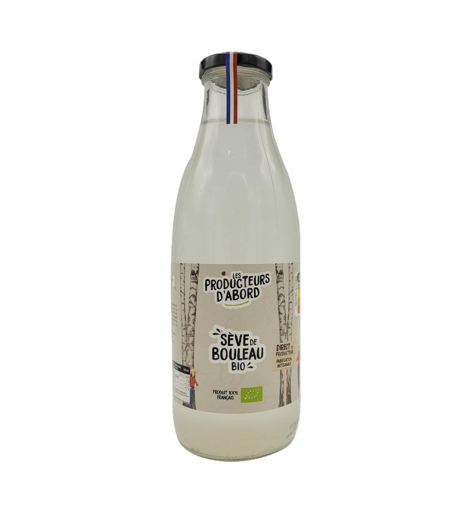  Les Producteurs d'abord Organic birch sap - 100% natural detox drink - France - Bottle 1L - Buy Online on GoSupps.com