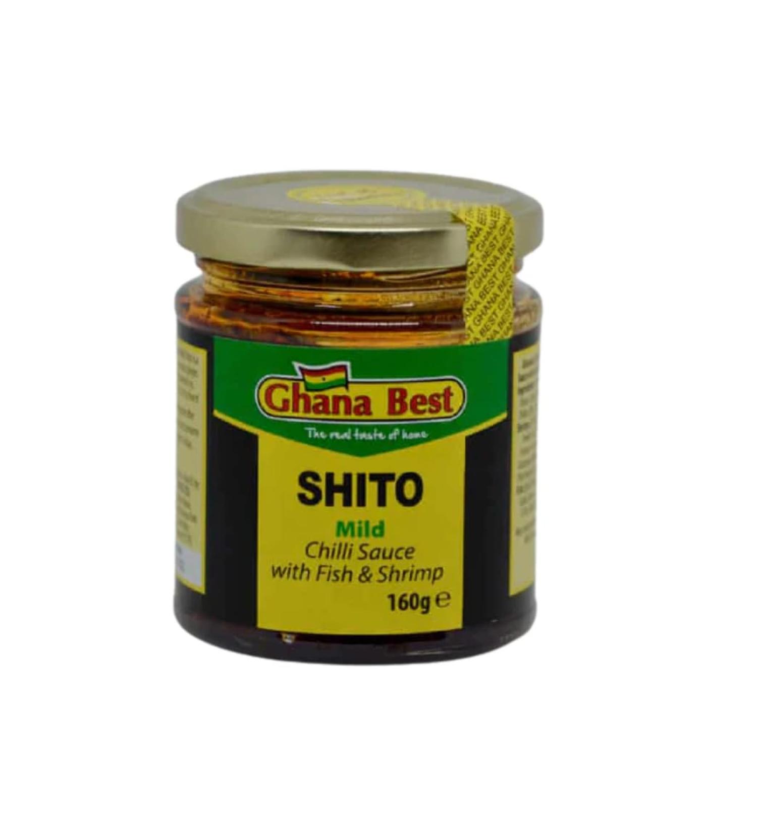 Ghana Best Shito Mild 160g Box of 12-Fd