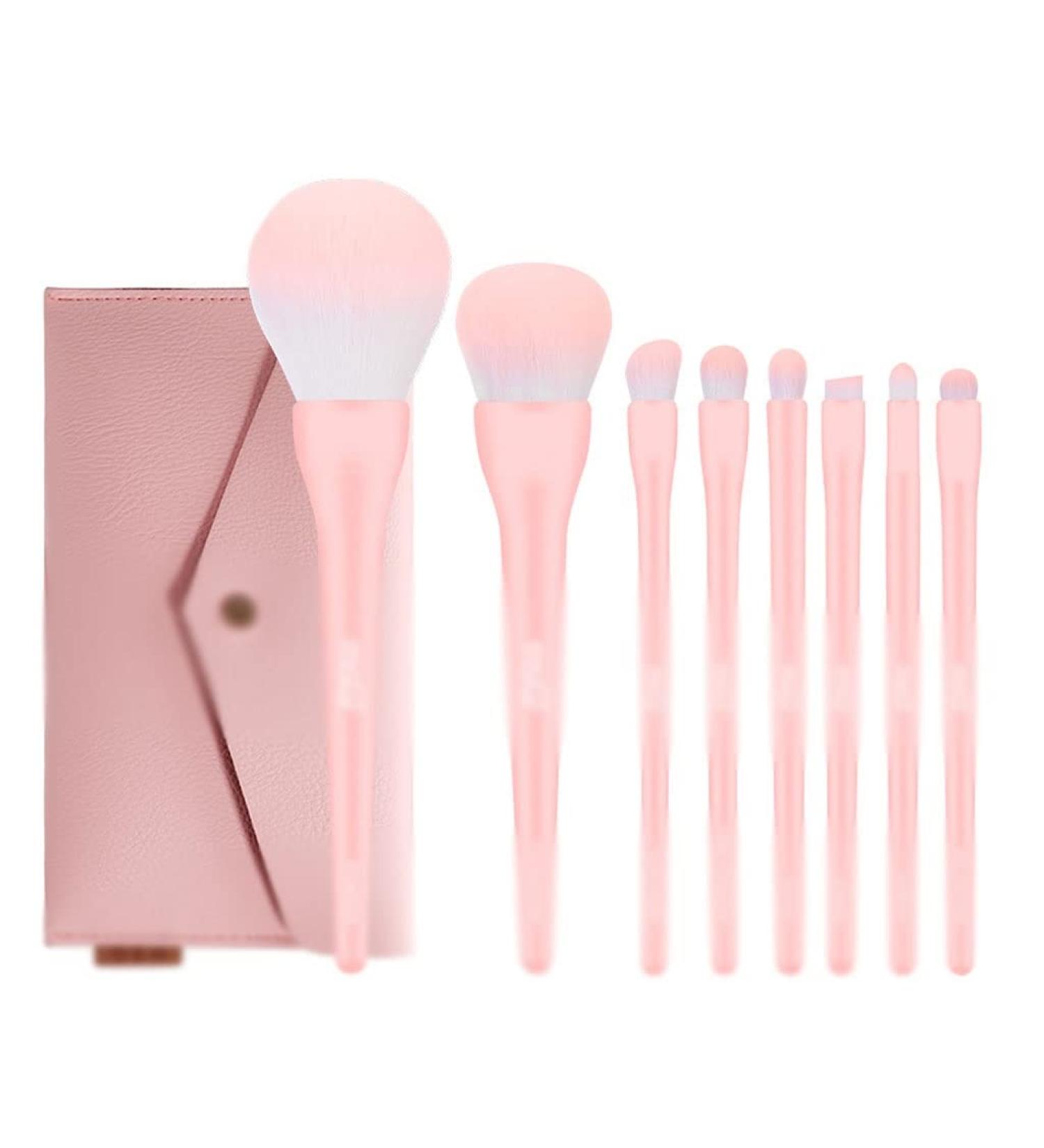 DFHBFG Set of 8 Makeup Brushes - Full Eye Shadow & Face Brush Set for Flawless Makeup Application - Buy Online on GoSupps.com