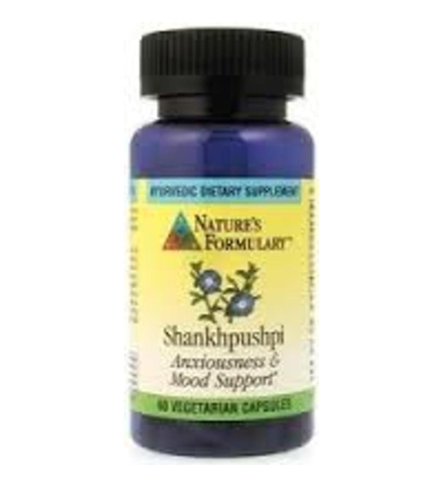 Nature'S Formulary Shankhpushpi Capsules 60 Count