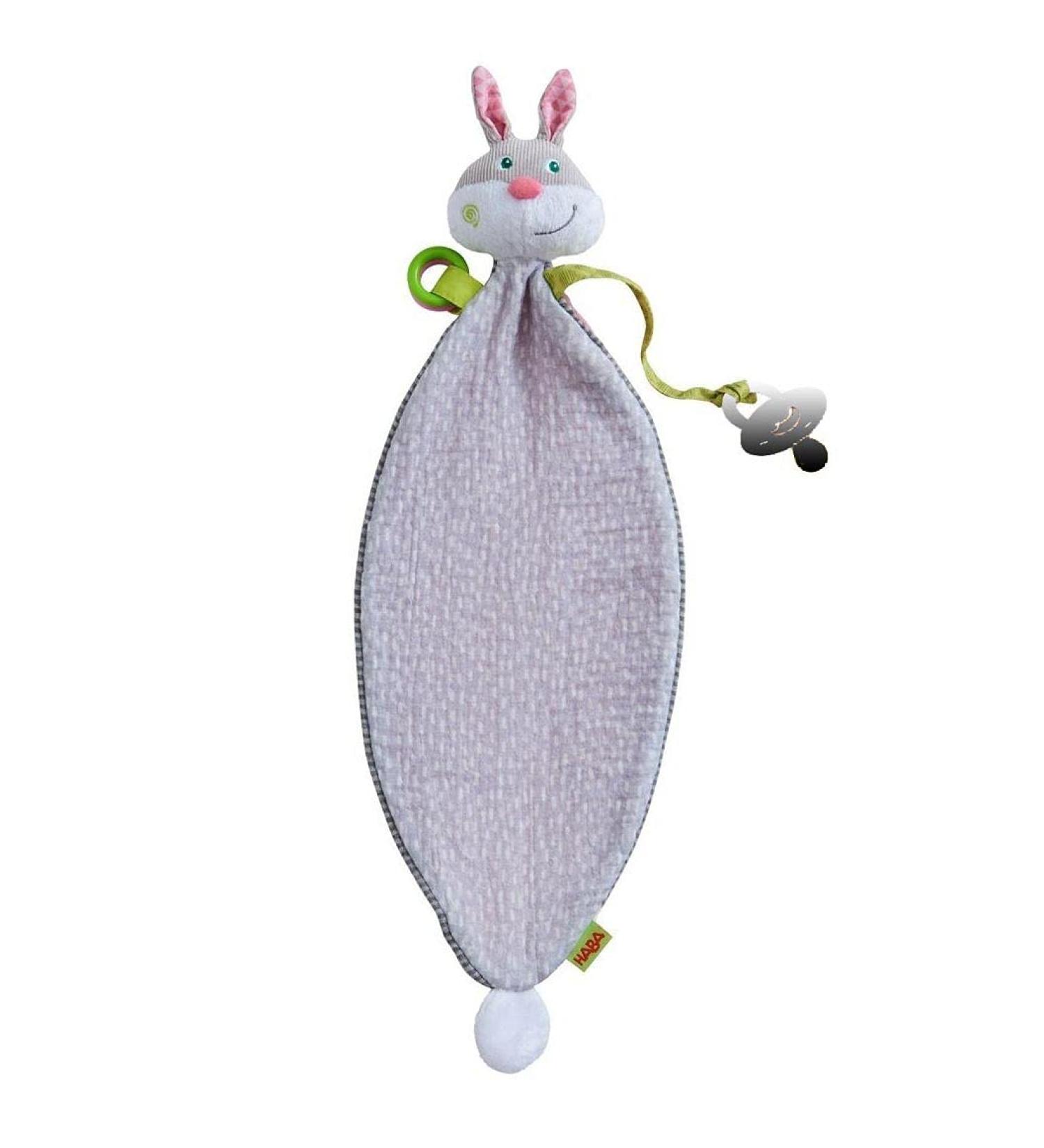HABA 305558 Comforter Bunny Hops | Colorful Baby Comforter for Newborns & Infants | International Shipping Available - Buy Online on GoSupps.com