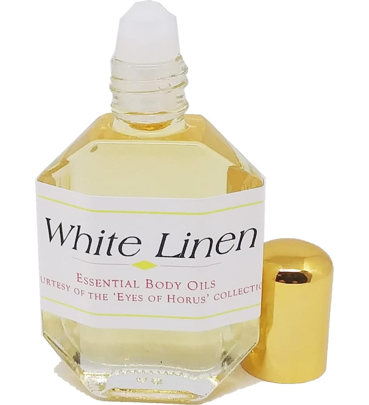 White Linen - Type EL Scented Body Oil Fragrance Roll-On - Gold - 1/2 oz. - ID#23231 0.5 Fl Oz (Pack of 1)