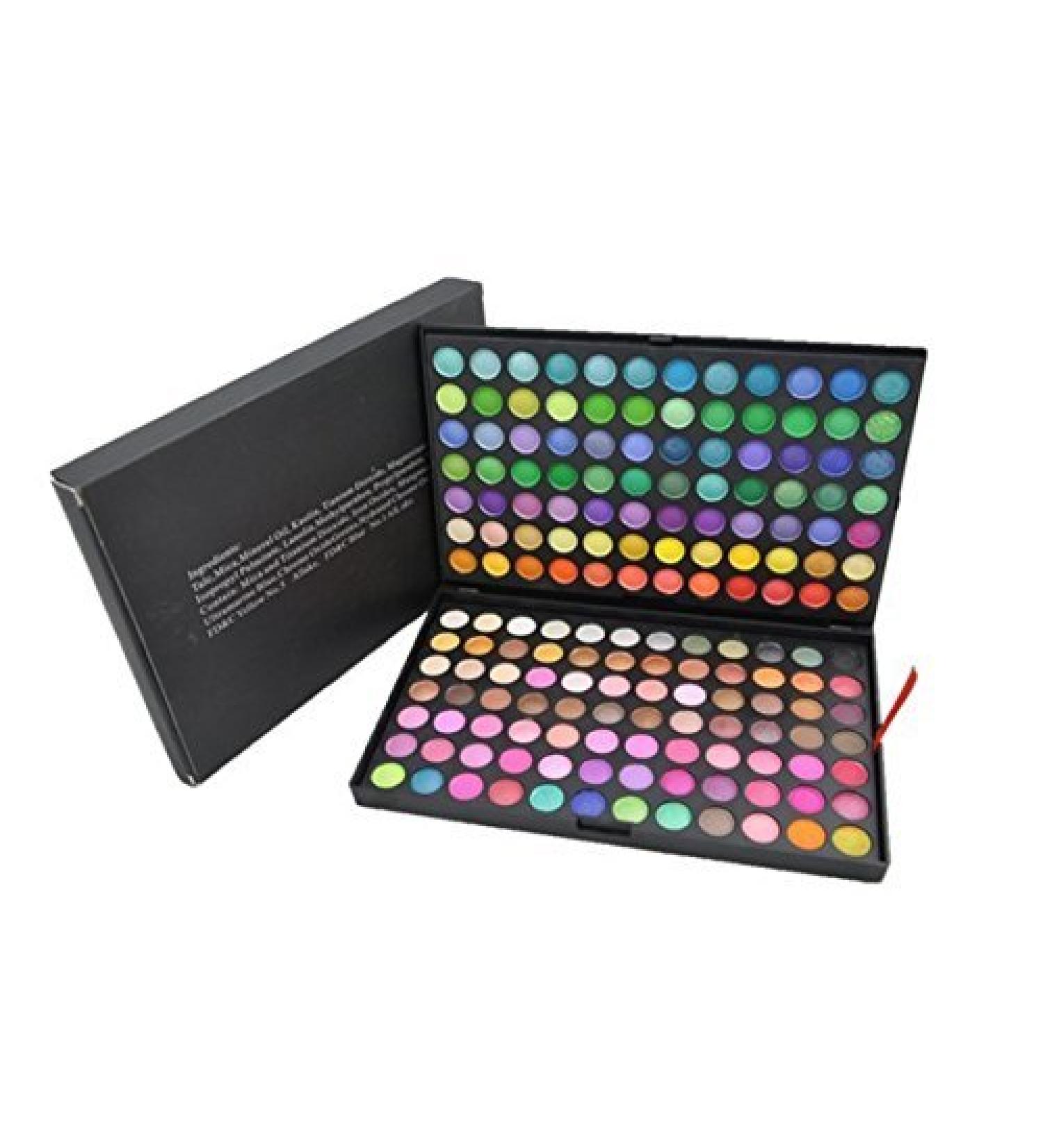 FantasyDay Profi 162 Colors High -pigmented warm natural matt makeup eyeshadow Pallette Makeup kit - eye shadow Eyeshadow make -up cosmetics make -up palette shimmer set #2