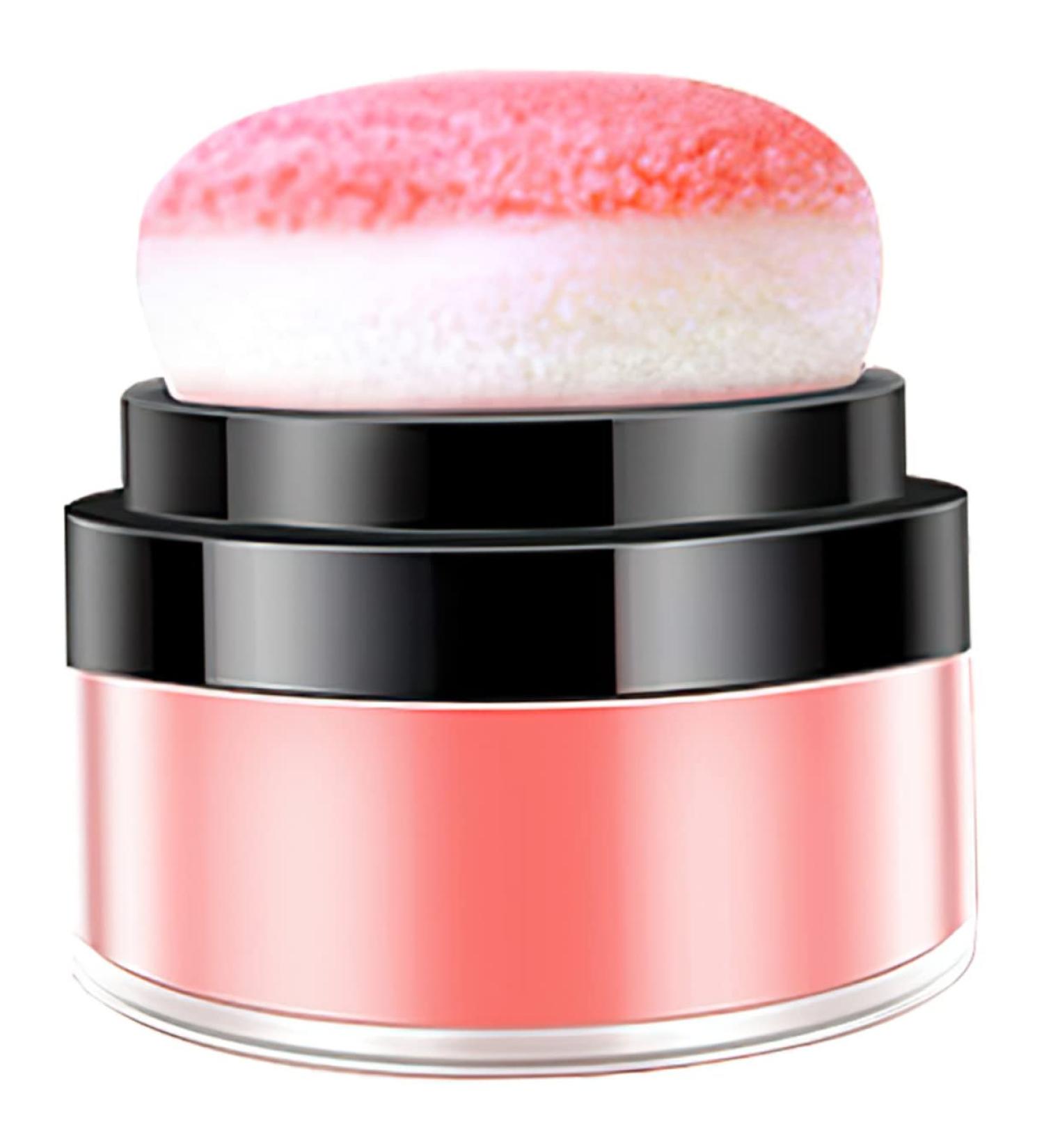 Beatifufu Oil Control Cushion Blush Loose Powder Blush Loose Highlighting Powder Natural Blush Face Blushes Blush for Black Women Foundation Loose Powder Blush Powder Cushion Makeup - Buy Online on GoSupps.com