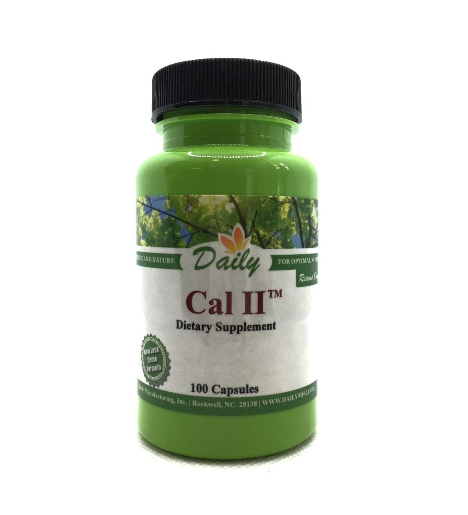 Daily's Cal-II (Reams Formula 100 Vegetarian Capsules)