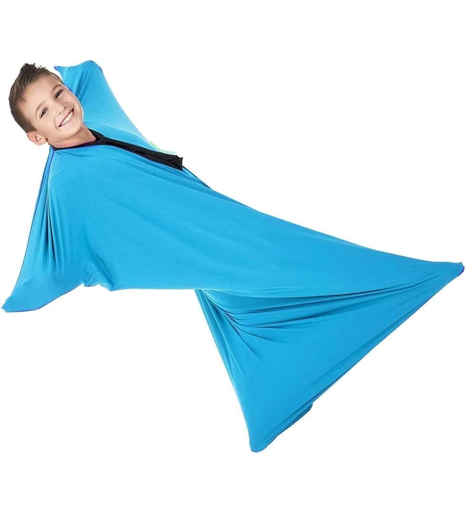 WGUST Sensory Body Sock Autism Toys for Kids 3-18 Dynamic Movement Socks Body Awareness Socks with Improve Children Balance and Sensitivity to Stress (Color : Sky Blue Size : M/Medium-69 * 119cm) M/Medium-69*119cm Sky Blue - Buy Online on GoSupps.com
