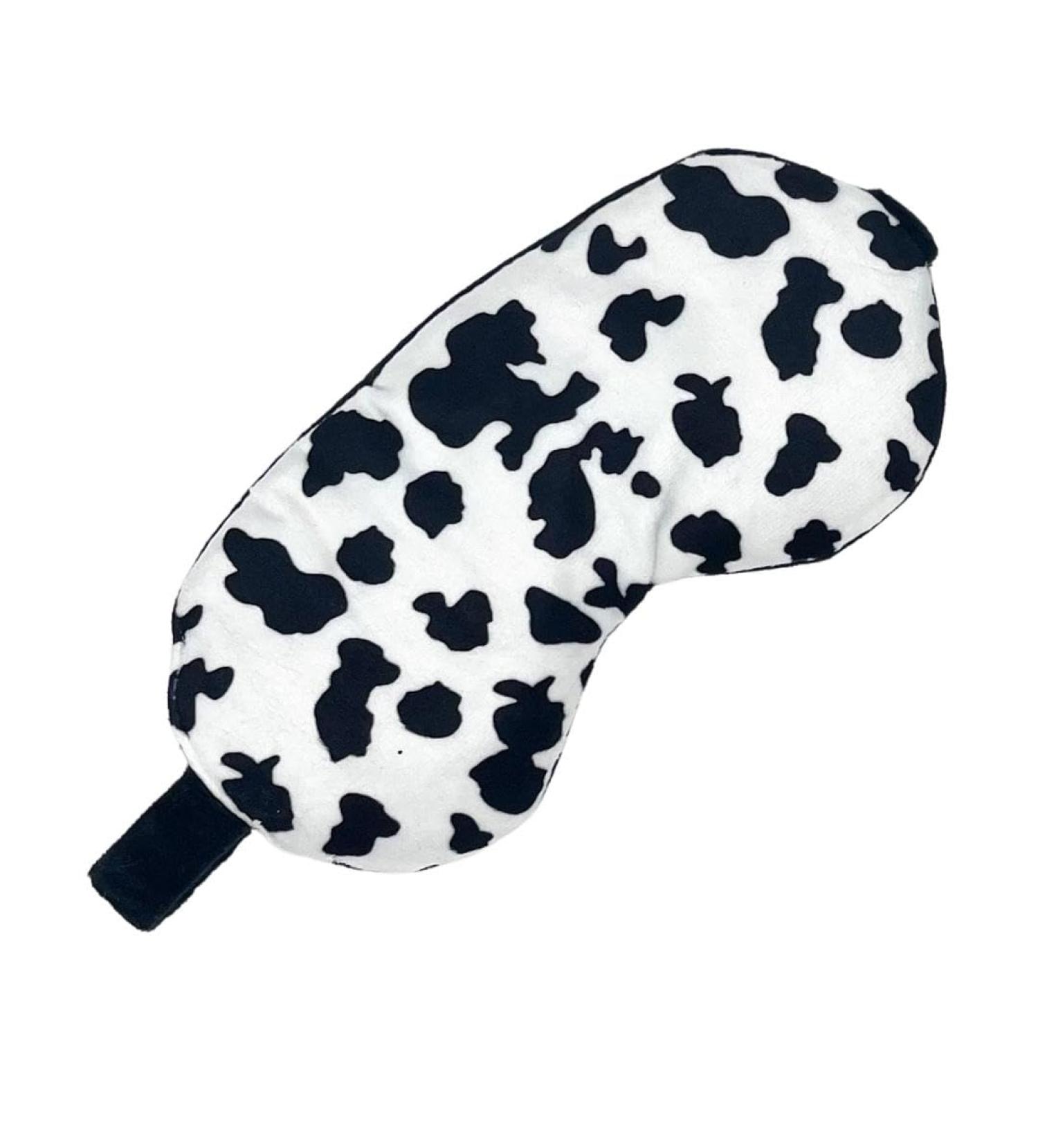 LEVEL Lavender Weighted Wheat Eye Mask - Microwaveable & Freezable - Pain & Stress Relief - Migraines, Anxiety & Tension - Cow Print - Buy Online on GoSupps.com