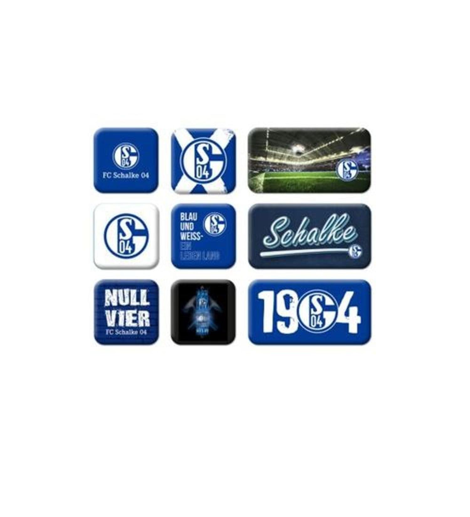 FC Schalke 04 Magnet 9er -set STK