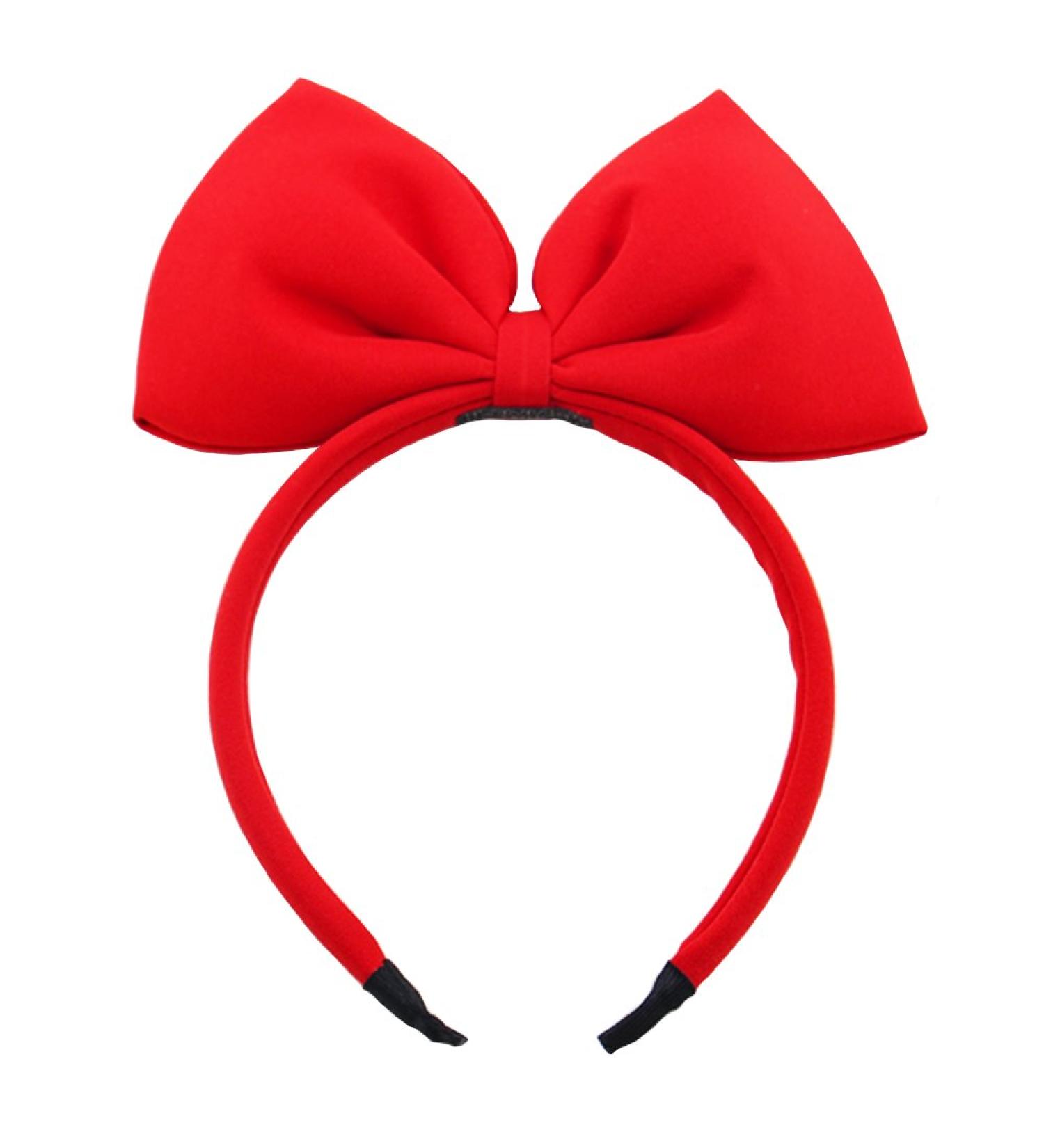 Red Bow Headband for Girls Kids Party Decoration, Christmas Cosplay Costume Hair Hoop - Buy Online on GoSupps.com