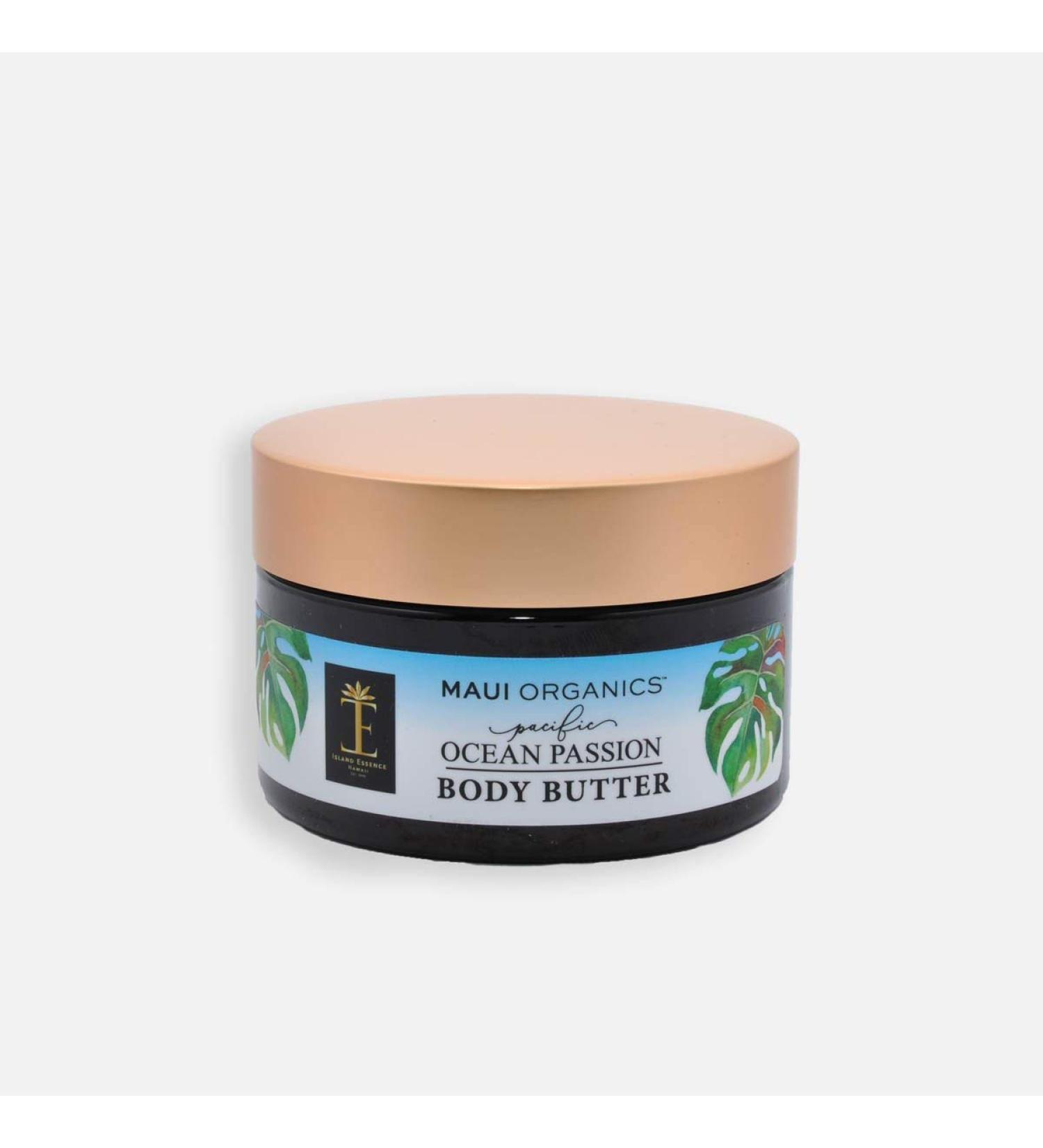 Maui Organics Shea Cocoa Body Butter (4 Ounce Ocean Passion)