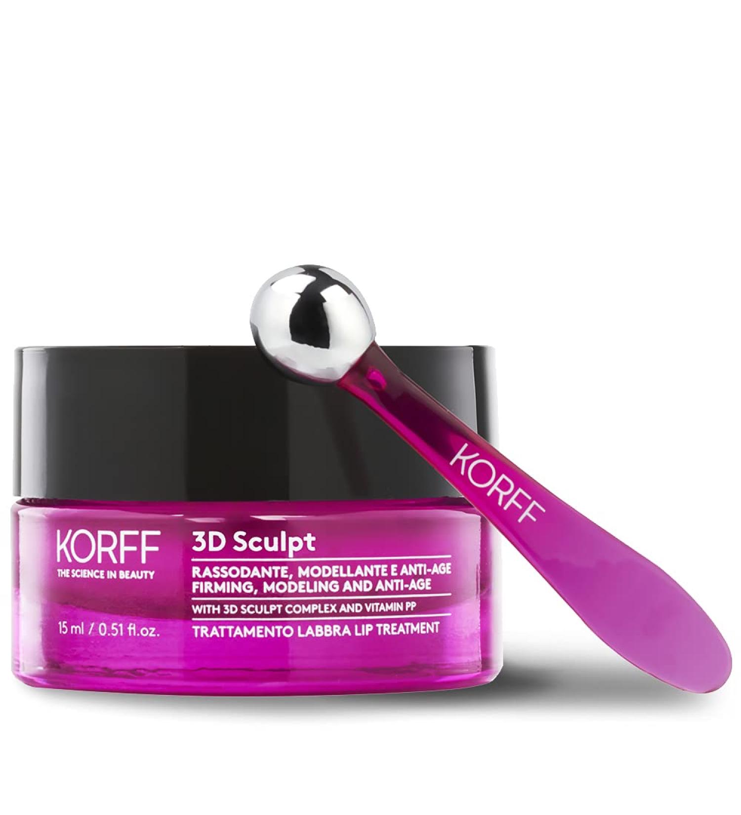 KORFF 3D Sculpt Lip Treatment - Firming & Volume Cream Anti-Aging Formula 15 ml - Best for International Shipping - Buy Online on GoSupps.com