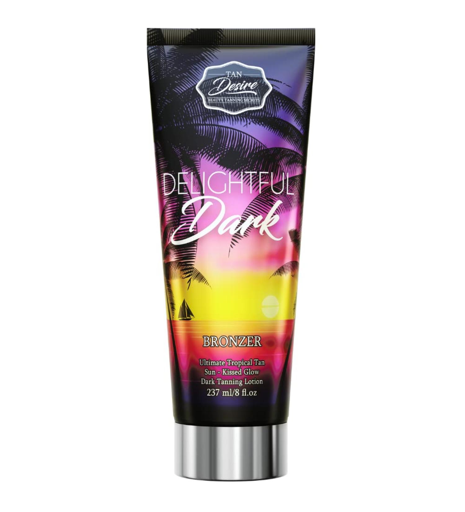 Dark and Dark Tanning Bronzer with Aloe Vera and Vitamins 237 ml