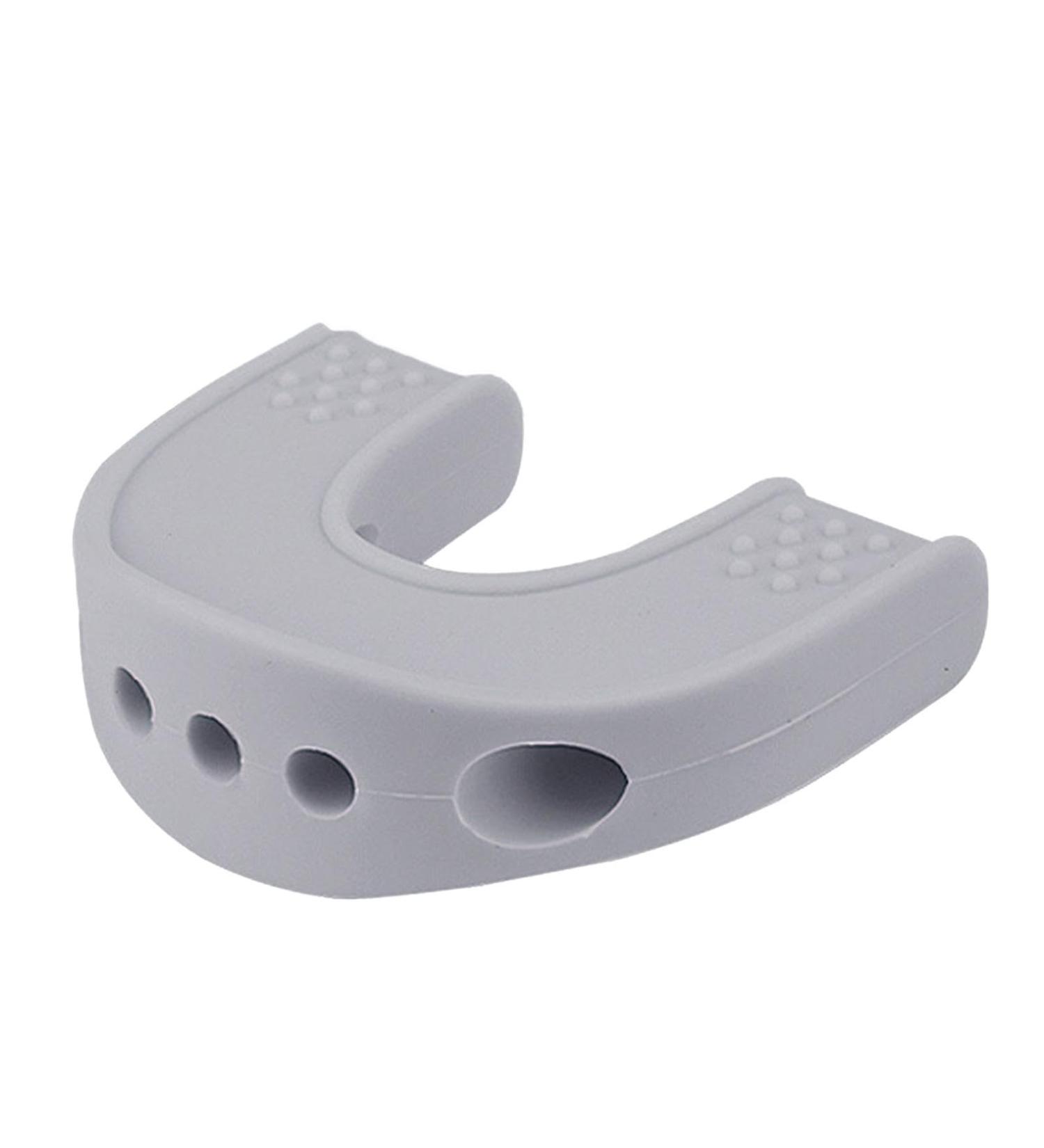 Jaw Trainer Women | U-Shaped Jawline Trainer Double Chin Reducer - Jaw Strengthener Jaw Sculpting Tool with Storage Box for Adults Gray - Buy Online on GoSupps.com