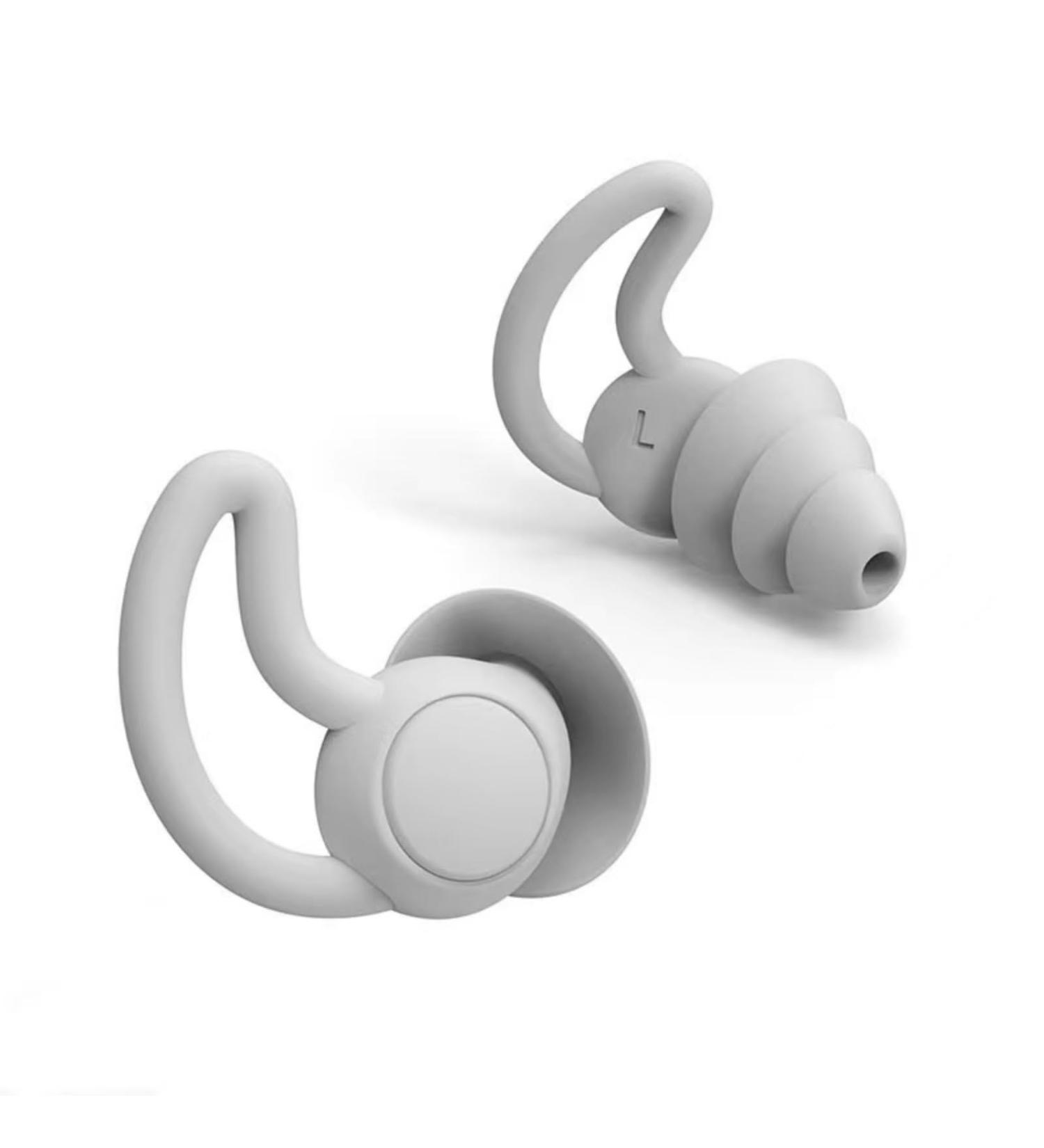 Buy Noise Cancelling Ear Plugs for Sleeping | Reusable Soft Silicone Earbuds | 40dB Noise Reduction for Sensitivity & Travel - Buy Online on GoSupps.com