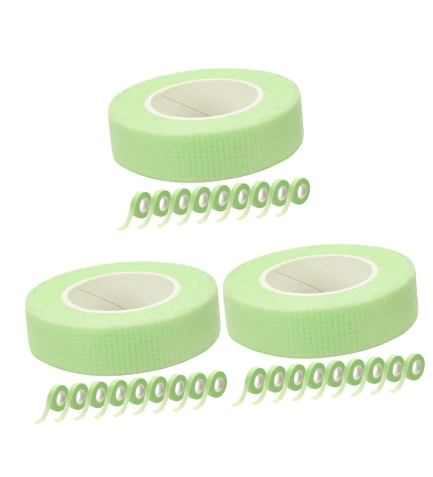 MAGICLULU 30 Rolls Green Tape Makeup Supplies Sensitive Lash Tape Lash Grafting Tape Lash Supplies for Lash Techs Eyeshadow Tape Makeup Stuff Eyelash Non-woven Fabric Grid Extend - Buy Online on GoSupps.com