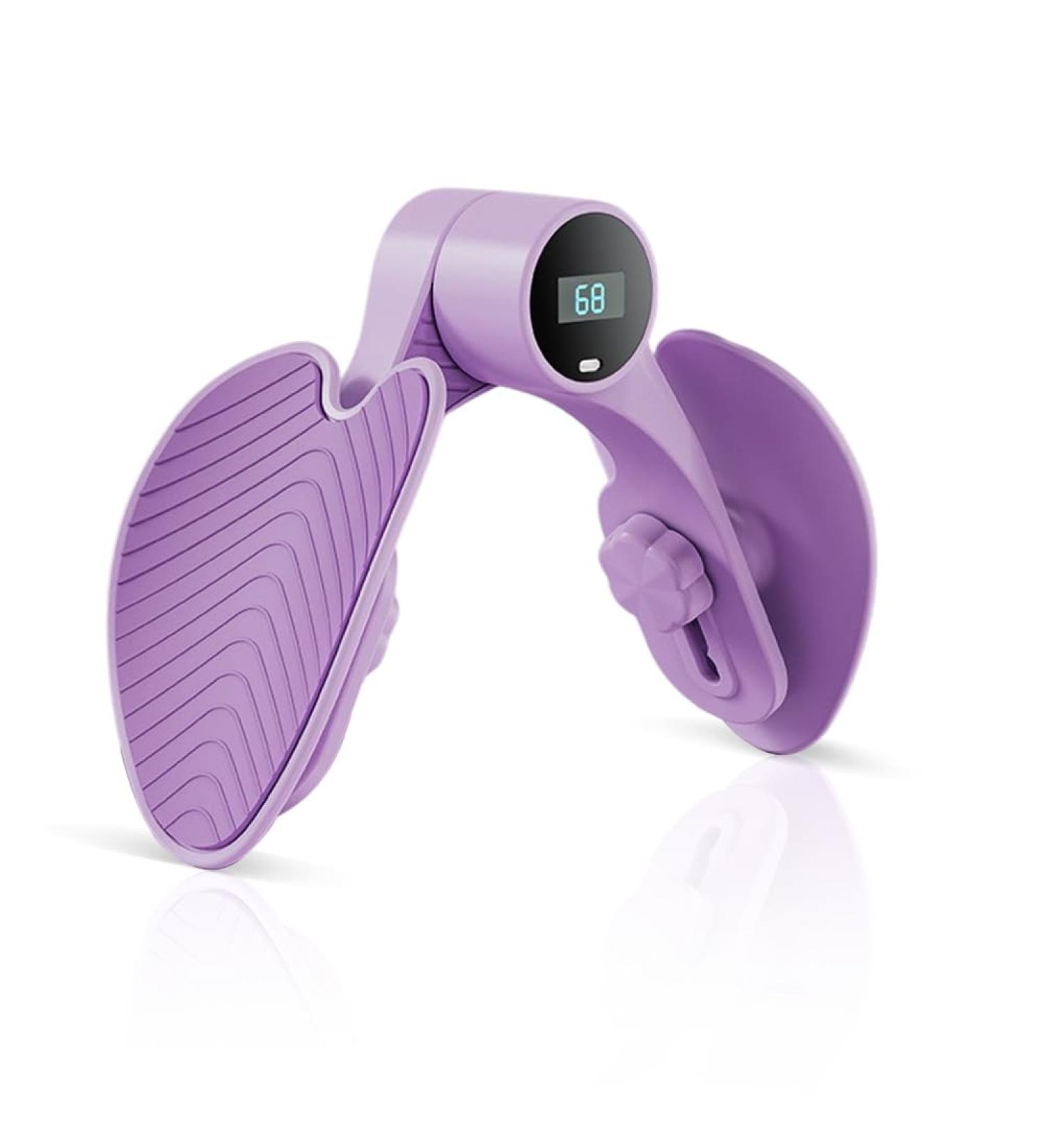 Thigh Trainer & Pelvic Floor Coach for Women & Men | Home Leg Training Equipment - Purple Violet - Buy Online on GoSupps.com
