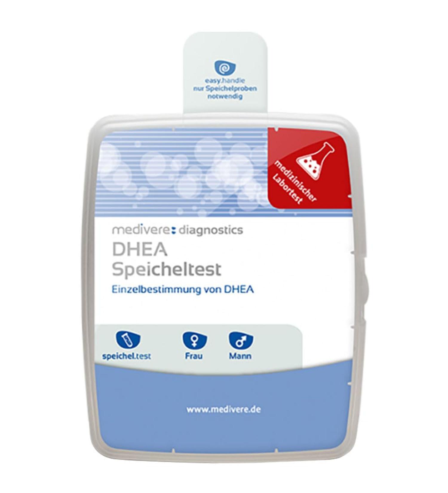Mediver DHEA Saliva Test Accurate Hormone Analysis for Men & Women | At-Home Metabolism Testing - Buy Online on GoSupps.com