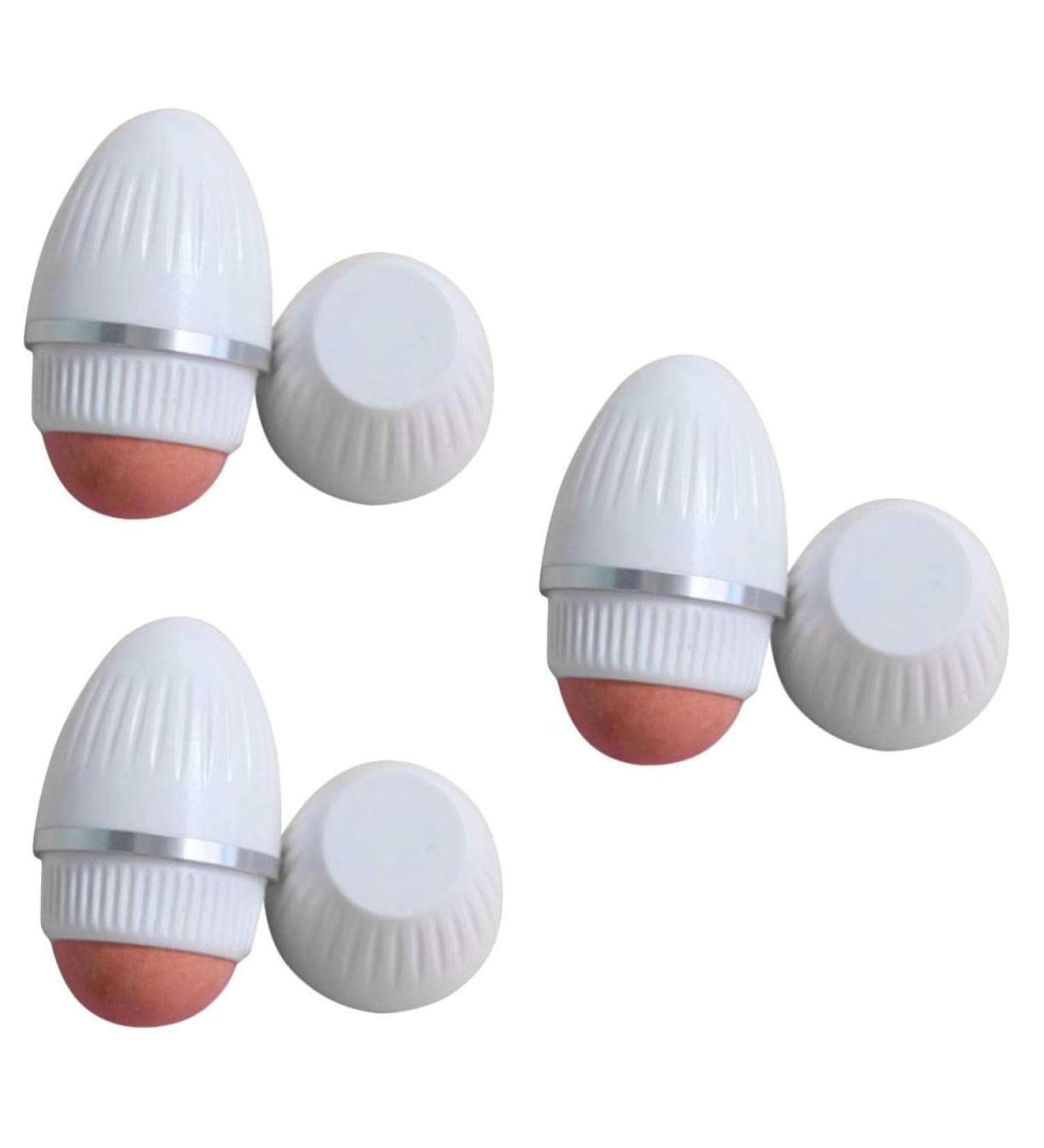 Beavorty 3pcs oil absorption volcanic oil roller volcanic roller oily skin oil absorbing ball 5.70X3.00X3.00CMx3pcs Whitex3pcs - Buy Online on GoSupps.com
