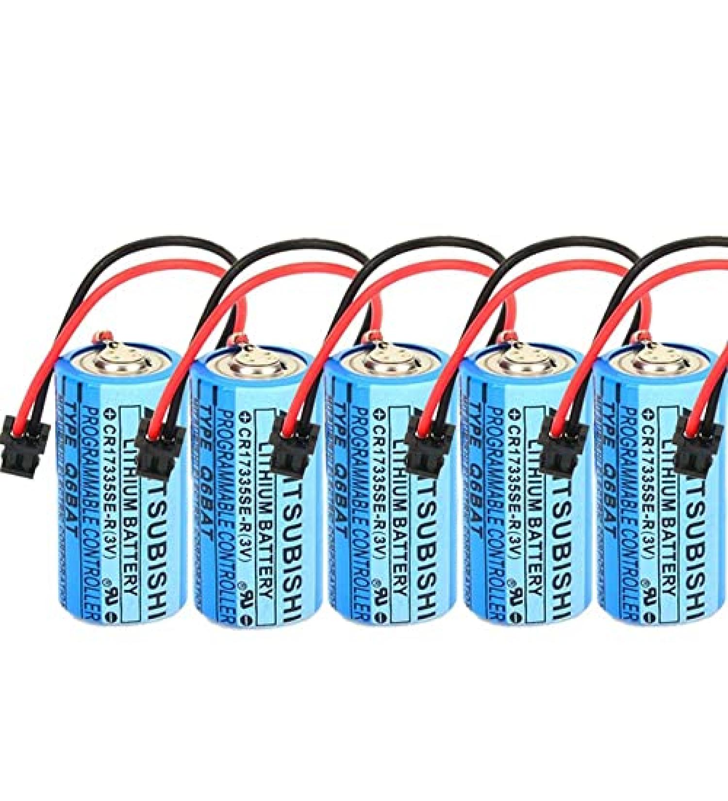 SHENYANG 5-Pack CR17335SE-R 3V 1800mAh Li-ion Battery for Mitsubishi Q25PRHCPU | International Shipping - Buy Online on GoSupps.com