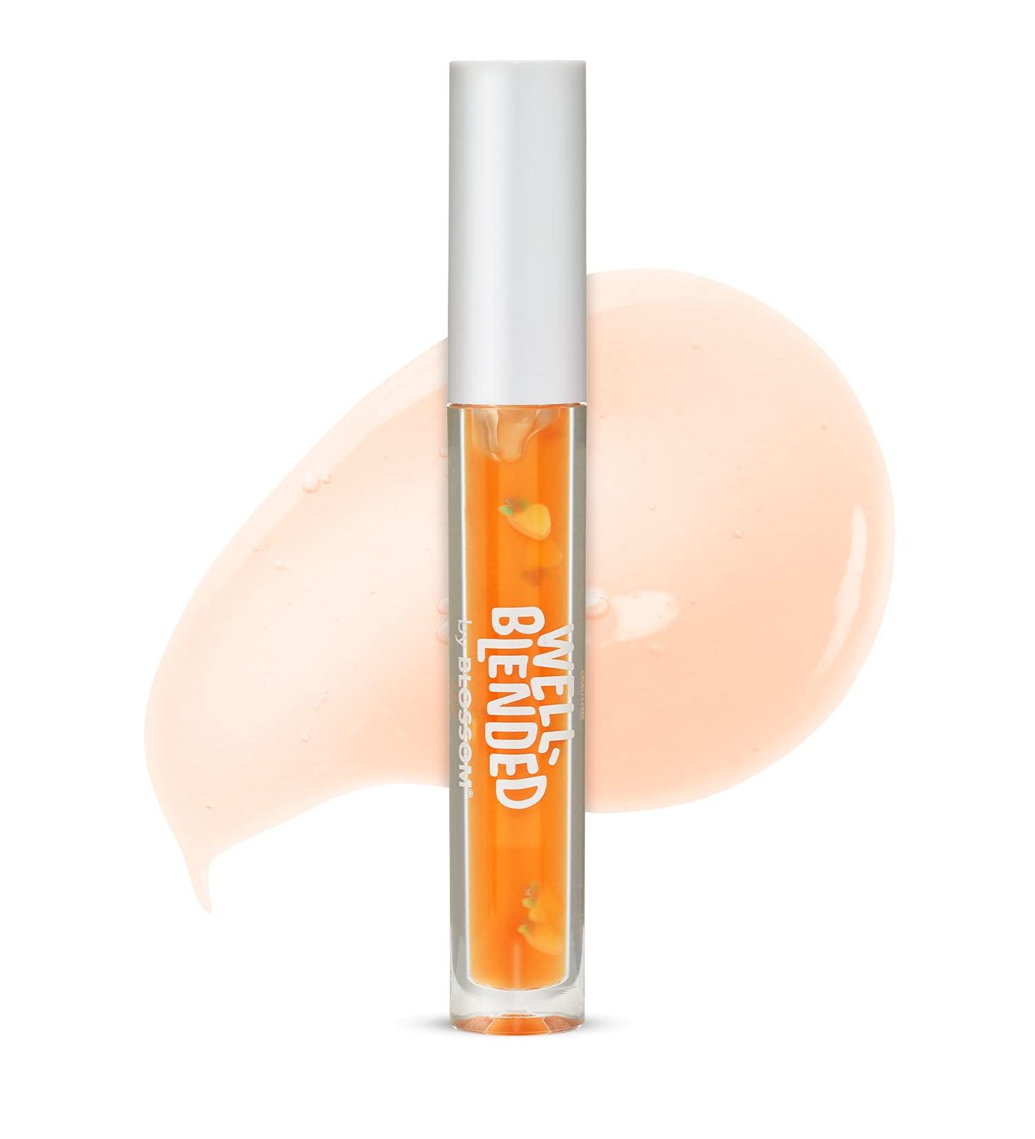 Blossom Just Peachy Lip Gloss - Fruit Flavored Hydrating Lip Care 0.10 fl oz - Buy Online on GoSupps.com