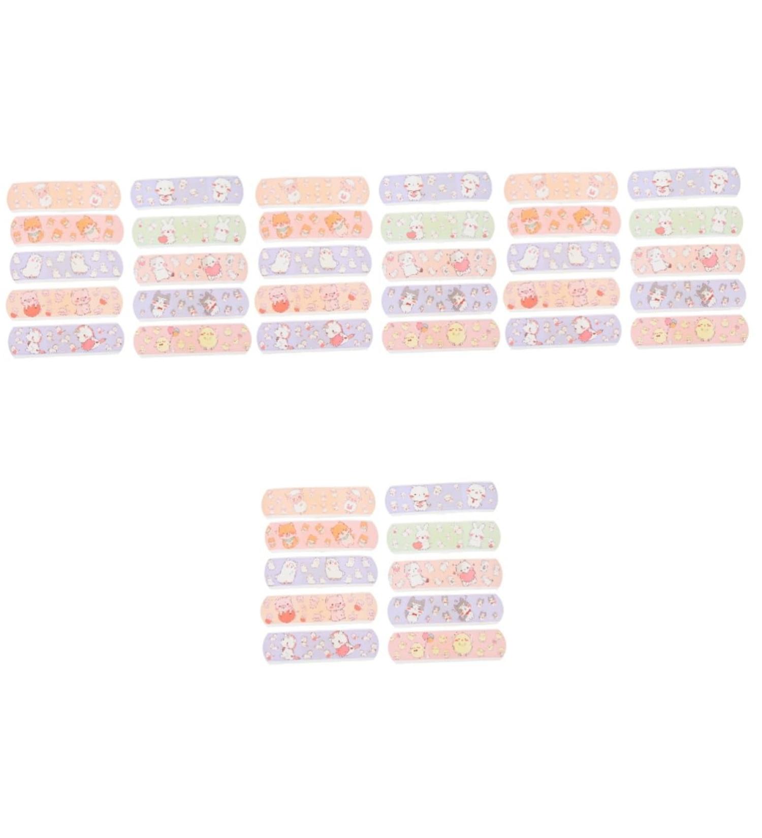 LALAFINA Cartoon Fabric Bandages Creative Stickers Boxes for Kids | Flexible & Portable Medical Glue - Buy Online on GoSupps.com