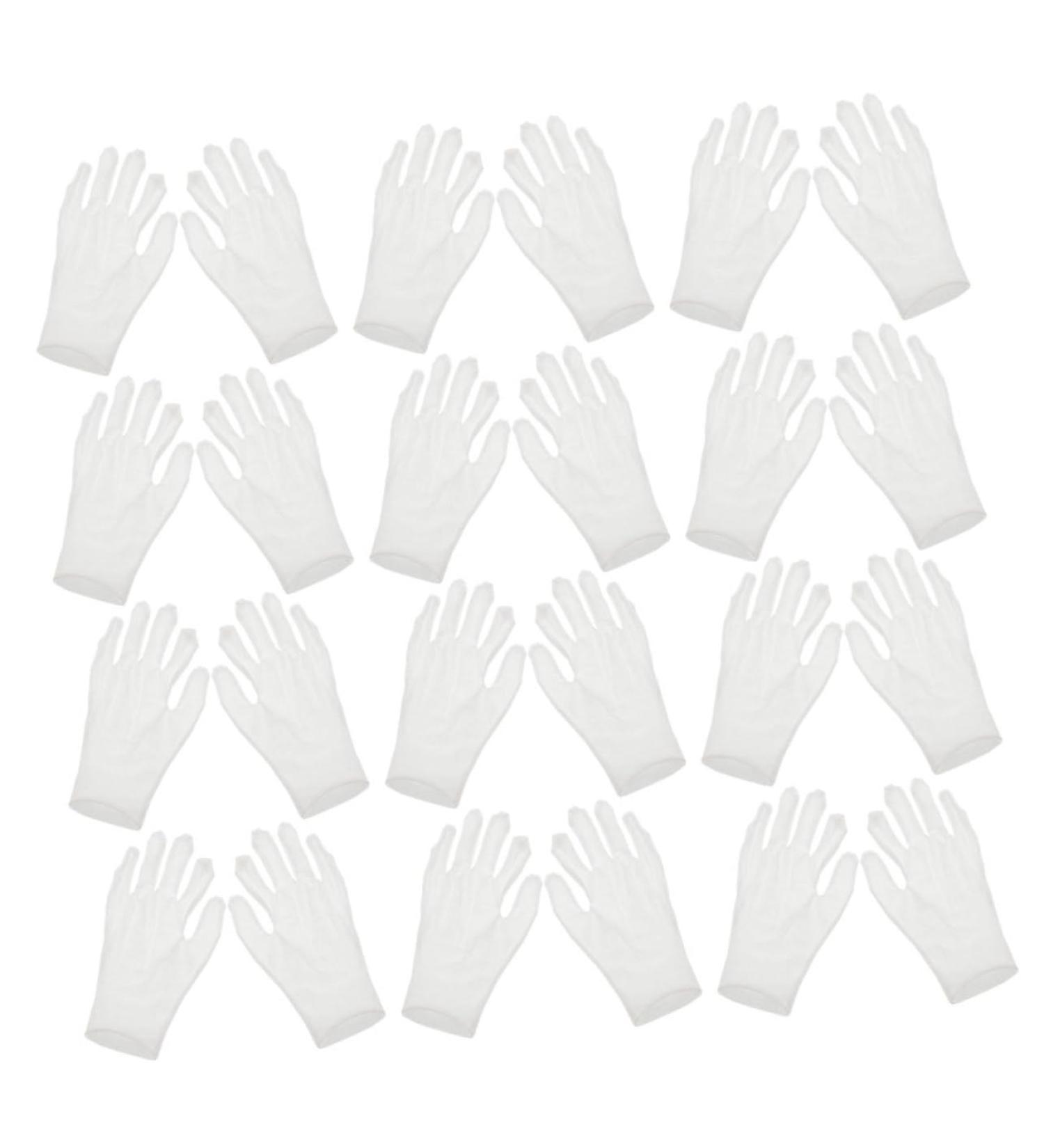 MERRYHAPY 12 Pairs Moisturizing Gloves Work Gloves Moisturizing Overnight Gloves Working Gloves White Cotton - Buy Online on GoSupps.com