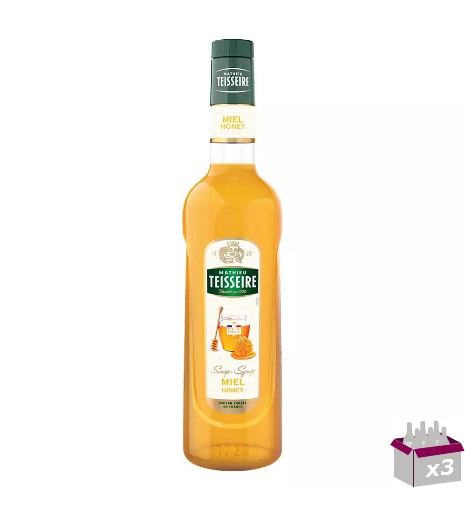 Teisseire Honey Syrup 70 ml Pack of 3