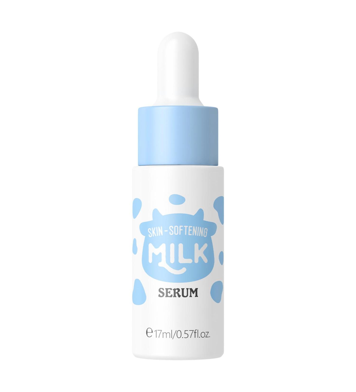 1Pc 17ML Moisturizing Milk Essence Serum for Women Girls Hydrating Facial Treatment Lightweight Formula for Soft Supple Skin Day and Night Use Blue One Size One Size Blue - Buy Online on GoSupps.com