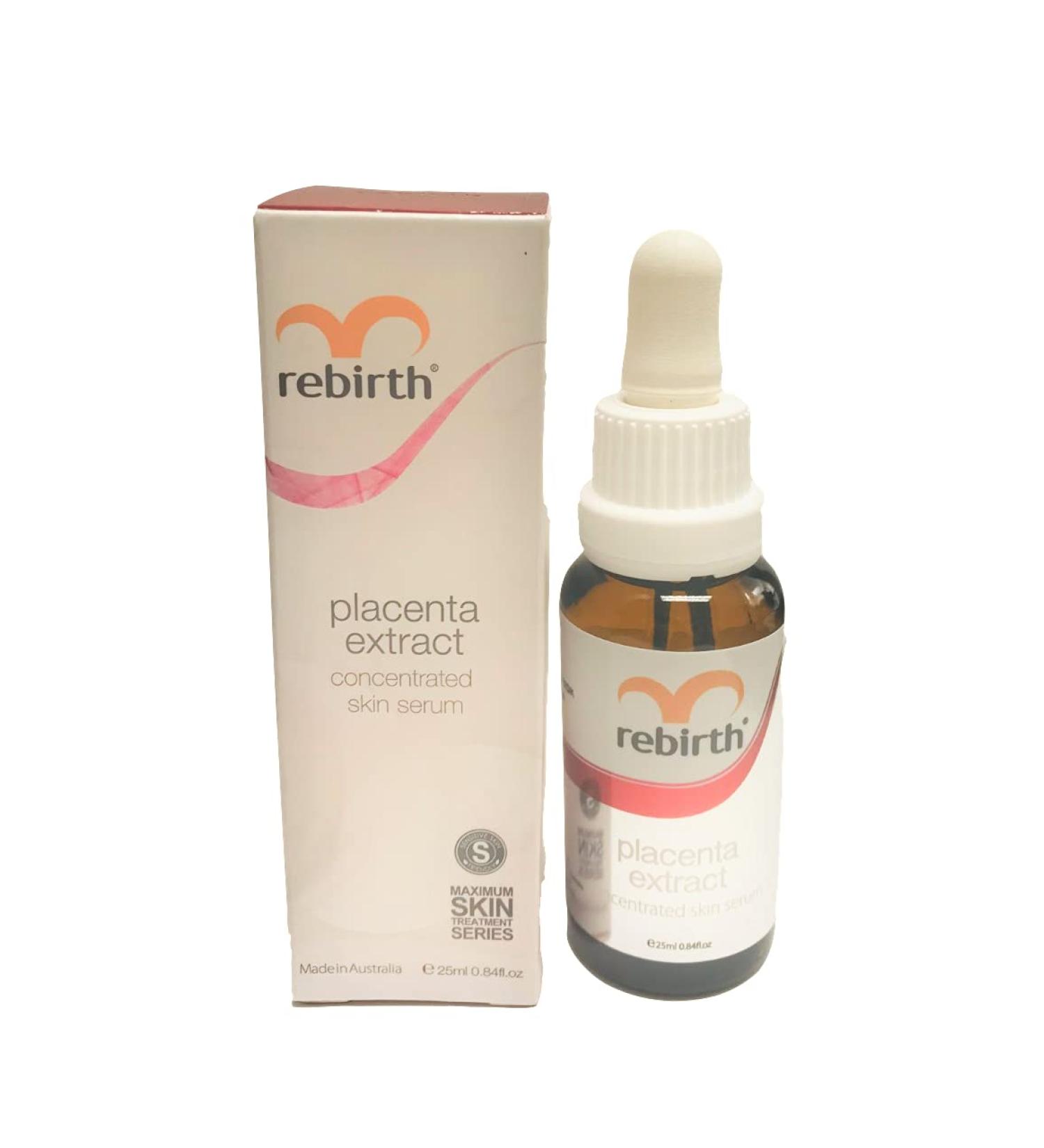 ReBirth Concentrated Max Skin Treatment Serum 25ml - Premium Placenta Extract for Radiant Skin | International Shipping Available - Buy Online on GoSupps.com