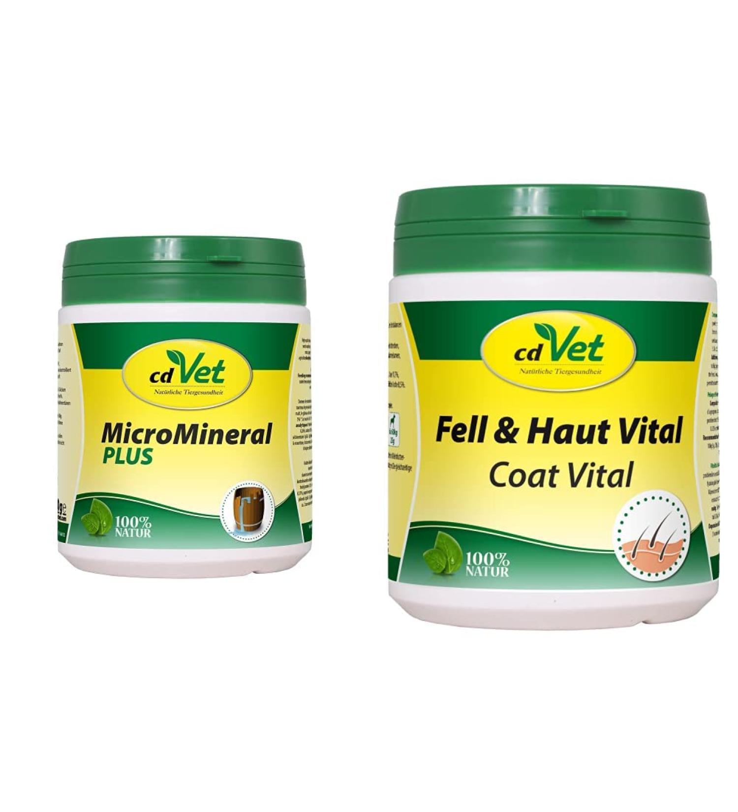CDVet Micromineral Plus Dog & Cat 500g - Natural Supplement with Zinc & Selenium for Healthy Skin & Coat - Supports Immune Function - International Shipping - Buy Online on GoSupps.com