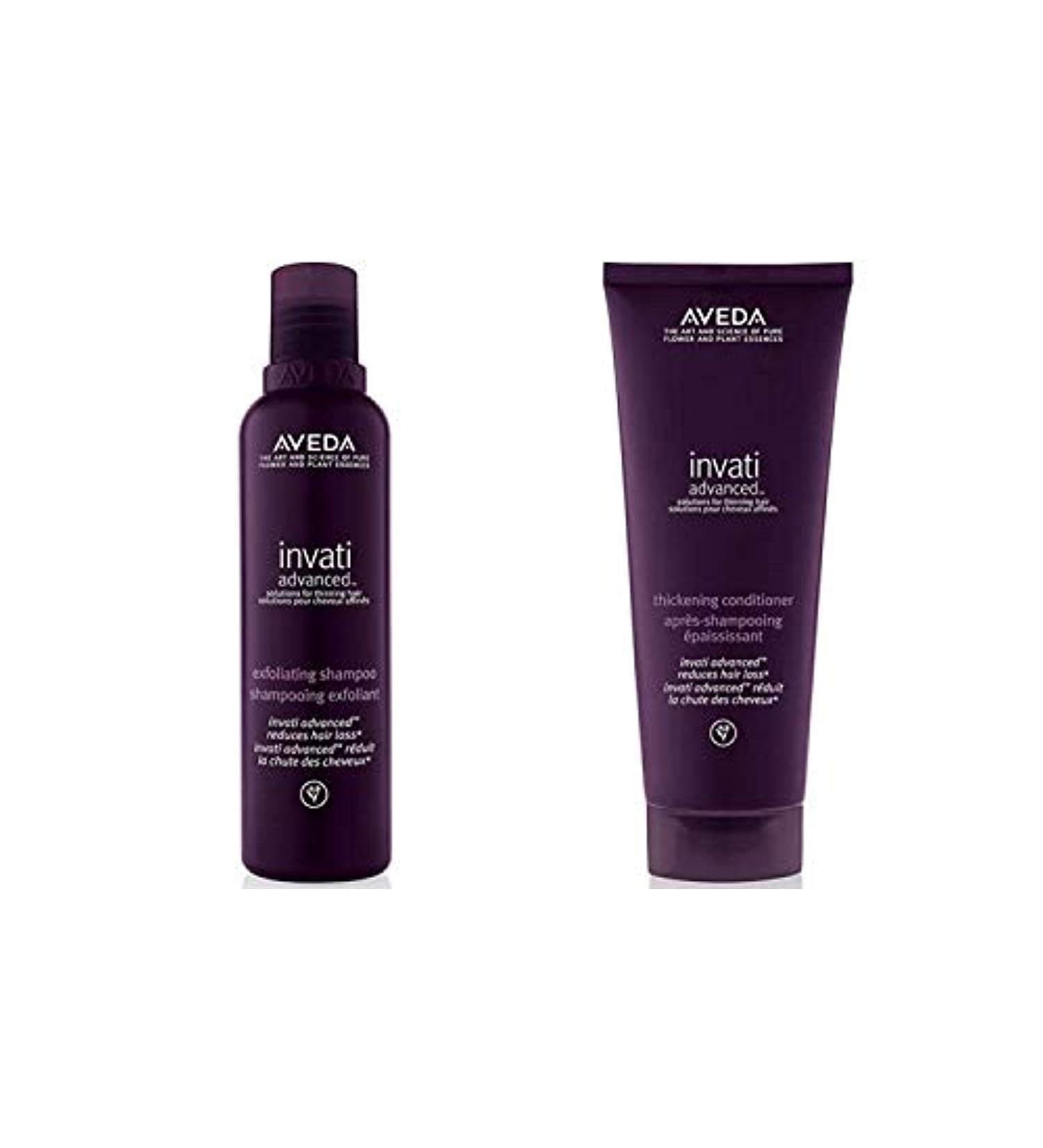 Aveda Invati Duo Advanced Exfoliating Shampoo 200ml and Invati Thick Conditioner 200ml