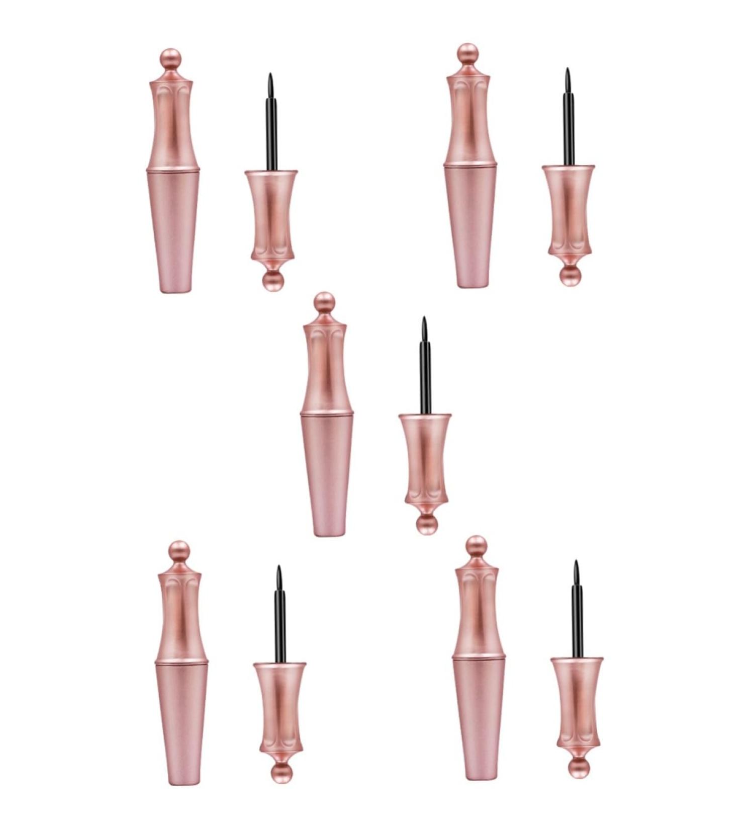 minkissy 10Pcs Liquid Eyeliner Makeup Eyeliner Black Pencil Golden Magnetic Eyelashes With Magnetic Only 3D e Ladies - Buy Online on GoSupps.com