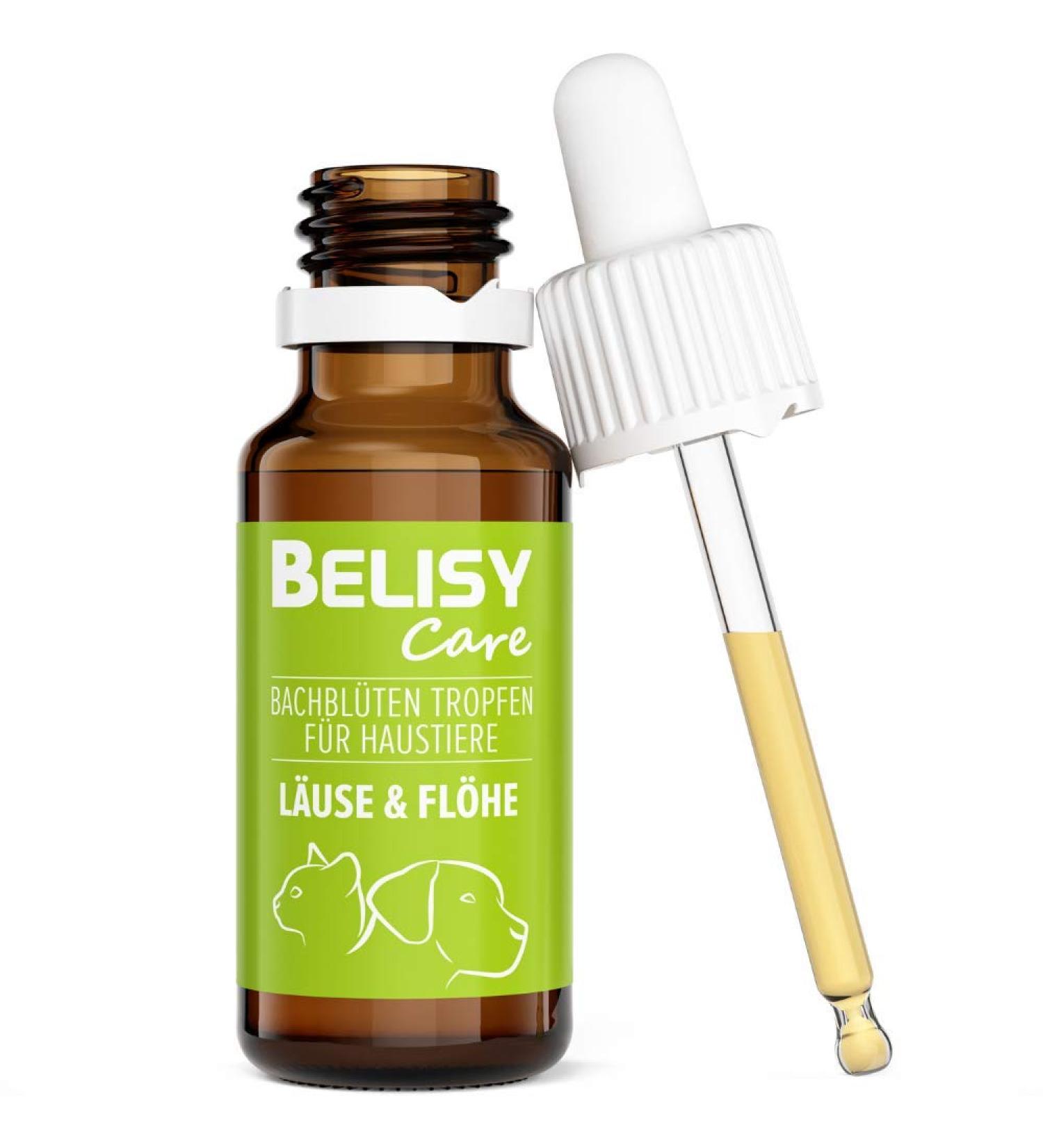 Buy BELISY Lice & Fleas Bach Flower Drops for Dogs & Cats - 20ml - Natural Treatment for Fleas & Lice - International Shipping - Buy Online on GoSupps.com