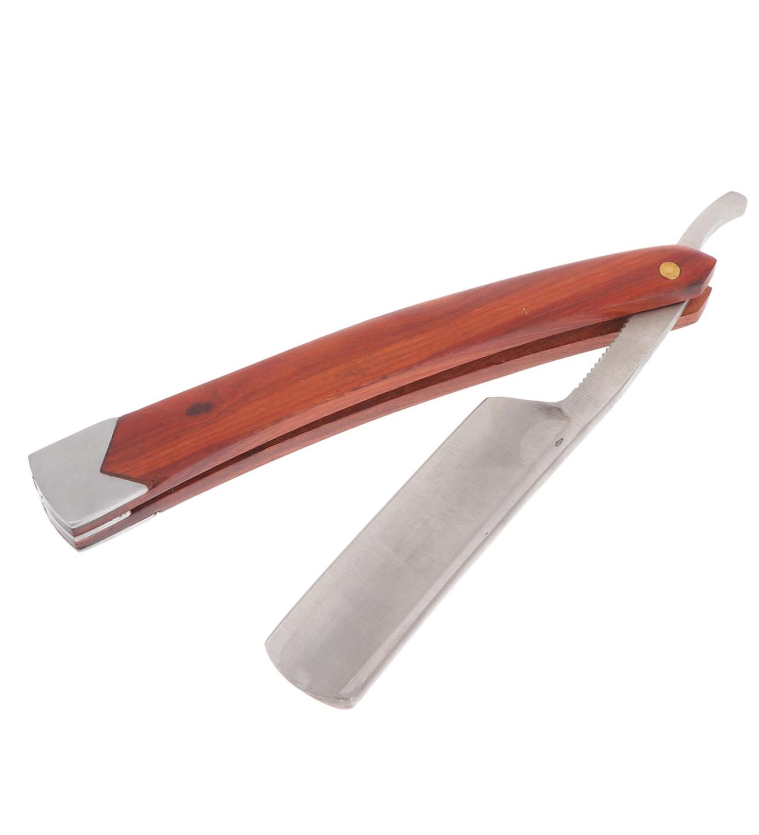 Premium Stainless Steel Shaving Razor & Trimmer for Men | Straight Razor Shaving | Barber-Grade Shaver for Precision Grooming - Buy Online on GoSupps.com