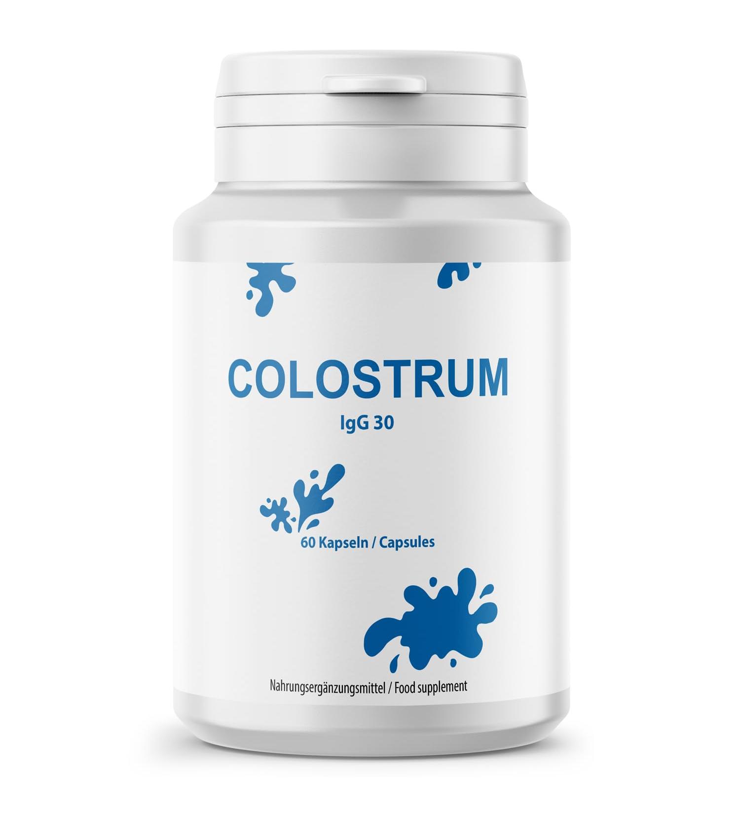 Colostrum Capsules | Nature's oldest recipe - Cow Colostrum - First Milk - 60 Caps - 1x
