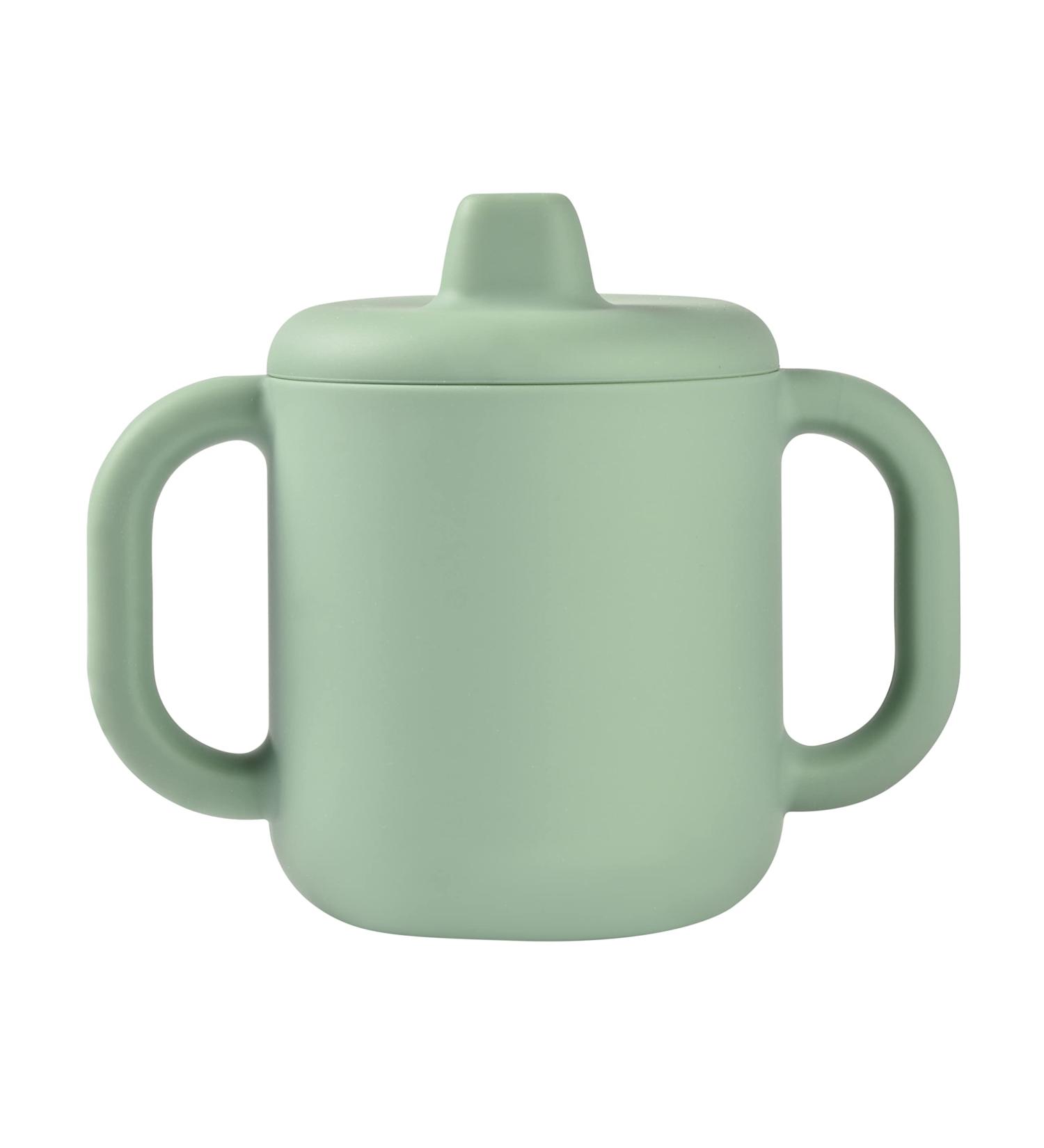 Beaba Silicone Training Cup - Leakproof Toddler Sippy Cup 5.5 oz (Sage) - Buy Online on GoSupps.com