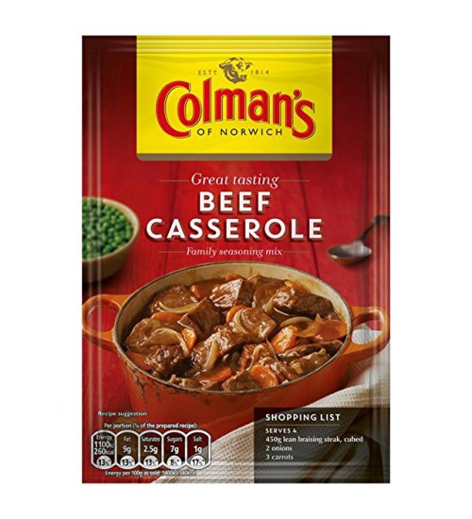 Colman's Colman's Beef Casserole Recipe Mix 40g