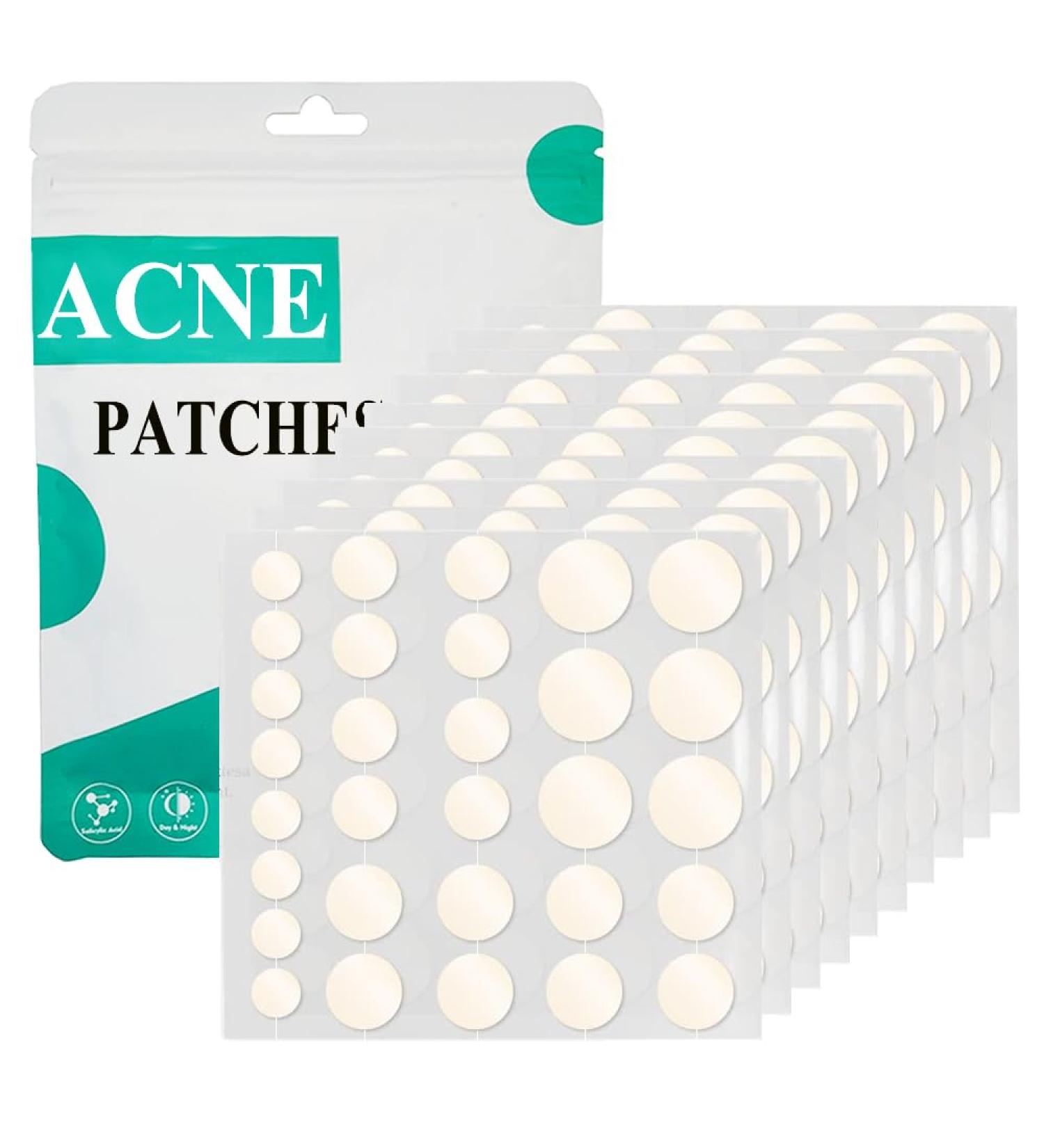 Zemolo 600pcs Pimple Patch Hydrocolloid Acne Stickers with Tea Tree Oil & Salicylic Acid - Day & Night Acne Absorbing Patches for Pimples and Whiteheads - Buy Online on GoSupps.com