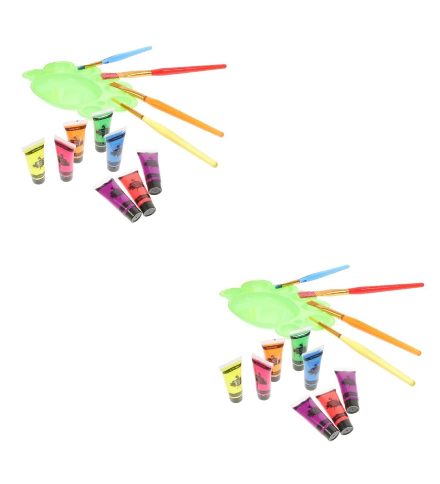 Glow in the Dark Face Paint Sets for Masquerade & Body Art | Neon Fluorescent Makeup - Buy Online on GoSupps.com