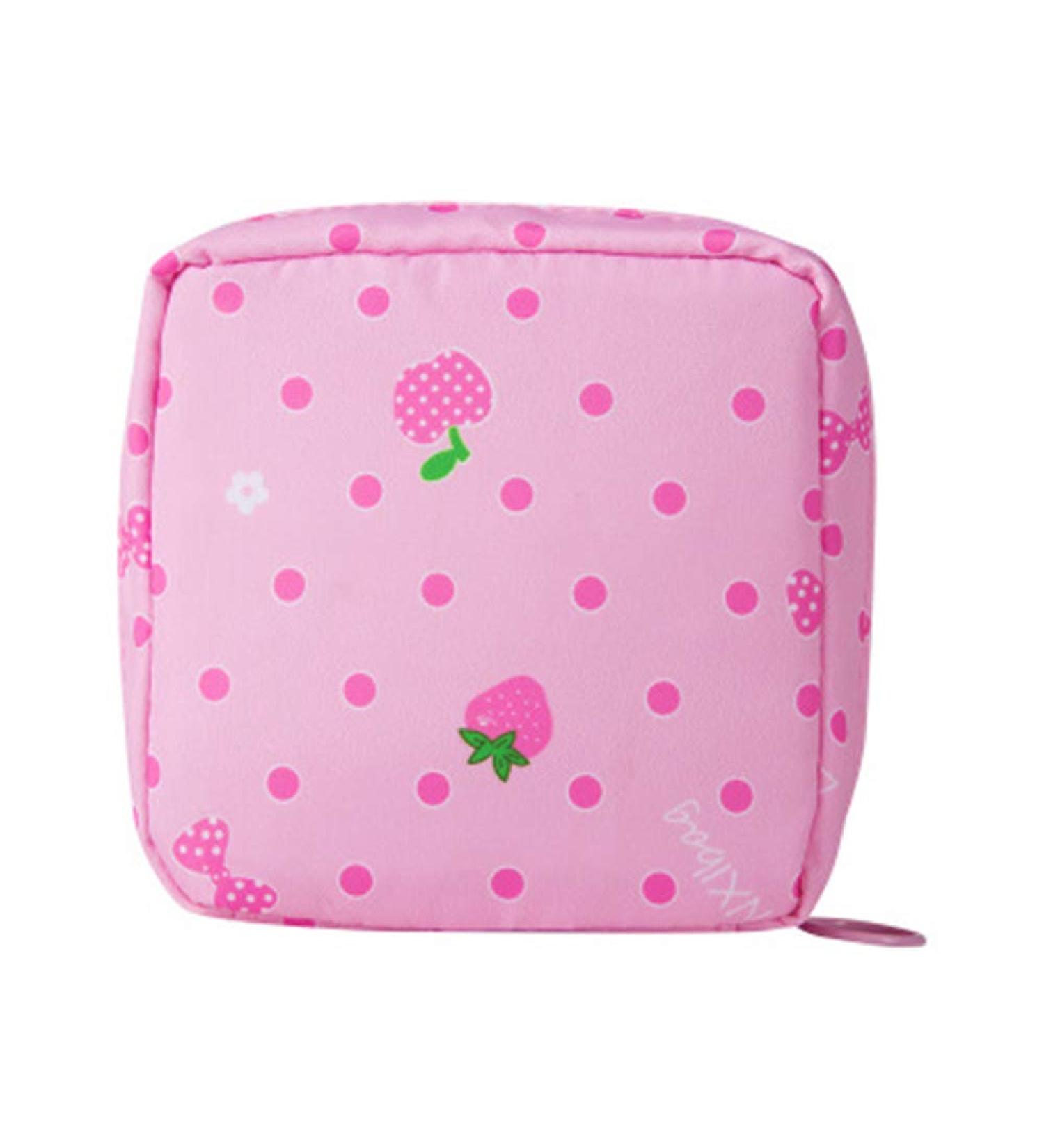 DIYFIXLCD Women's Portable Storage Bags | Menstrual Pad & Tampon Organizer | ZIPPER Sanitary Bag for Women & Girls - Buy Online on GoSupps.com