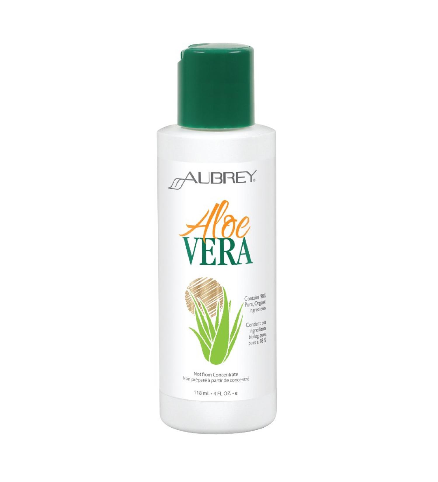 Aubrey Organics Aloe Vera Gel - 4 fl oz | Natural Skin Relief & Hydration - Buy Online on GoSupps.com