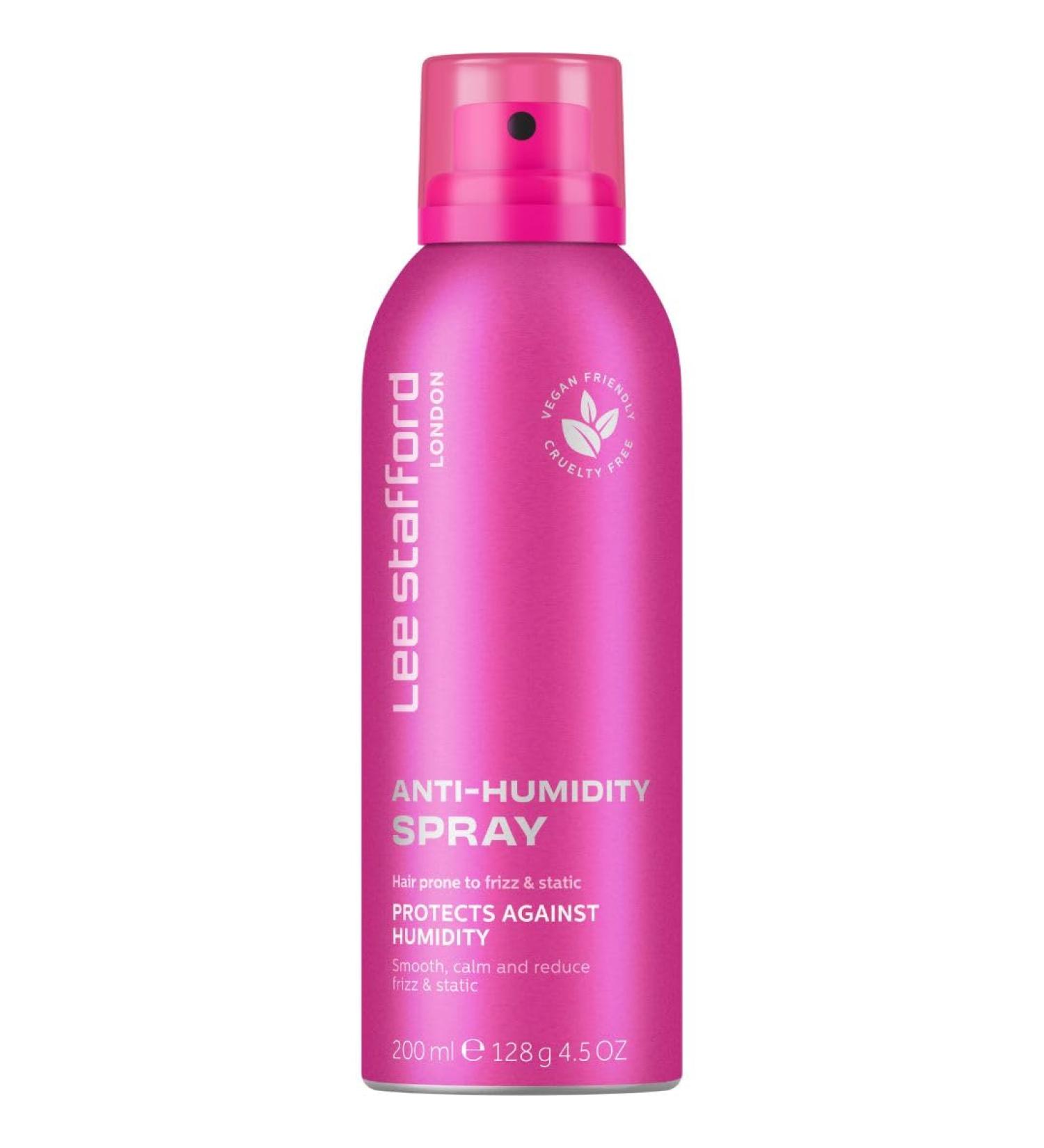 Lee Stafford Frizz Control Hair Spray | Styling - Best Lightweight Anti Humidity Shine Mist Combats Static for a Smoothing Look Weatherproof Shield Blowout Protectant 4.5 Oz Anti-Humidity Spray - Buy Online on GoSupps.com