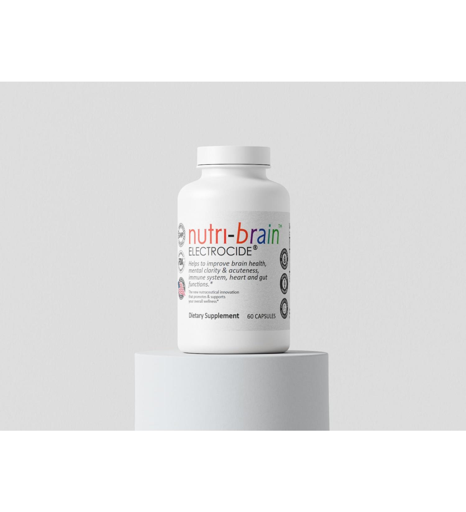 nutri-brain | Memory Boosting | Productivity & Focus | Brain Health | Mental Clarity | Electrocide | - Buy Online on GoSupps.com